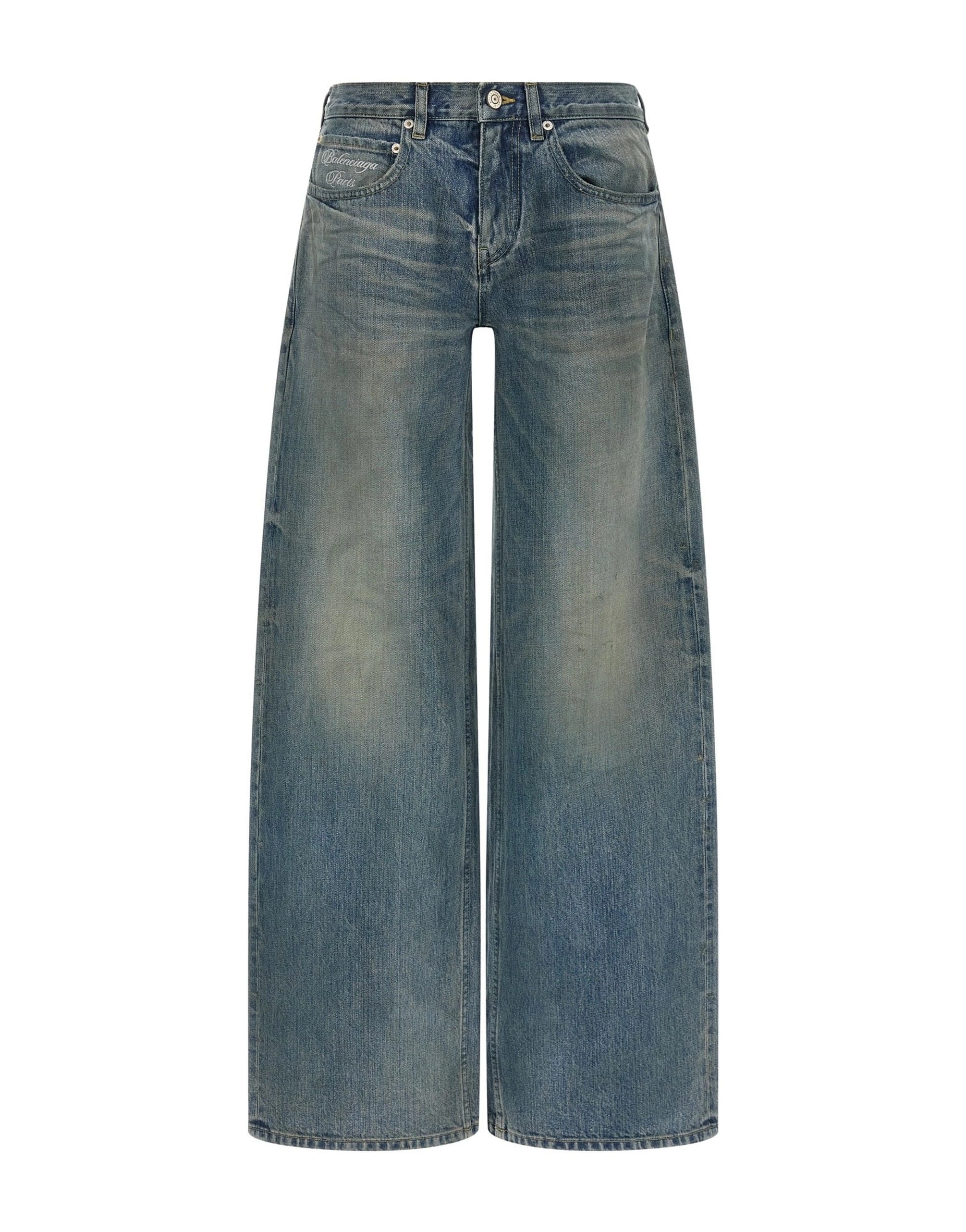 Balenciaga Balenciaga Baggy Wide-Leg Jeans