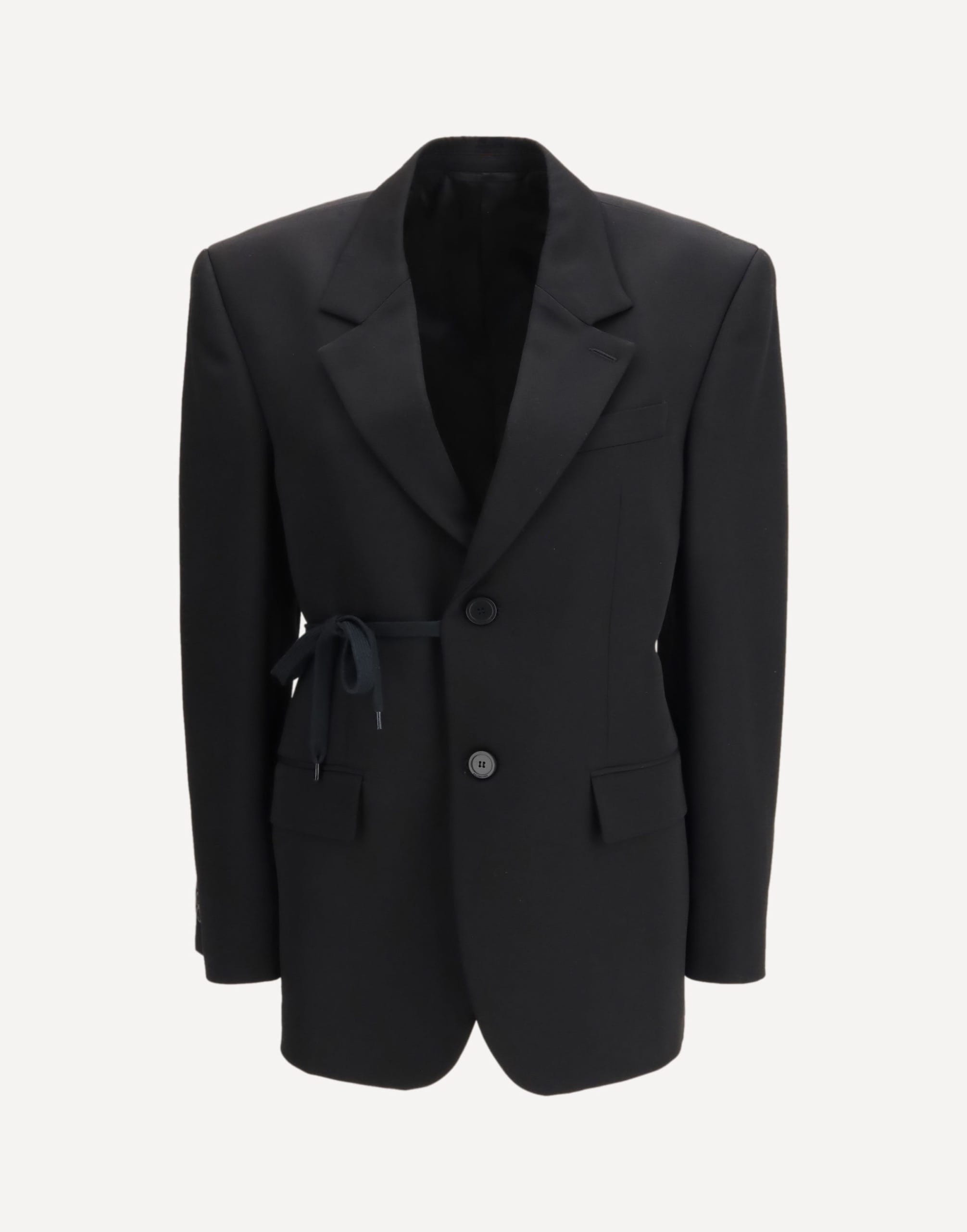 Balenciaga Barathea Wool Tailored Jacket