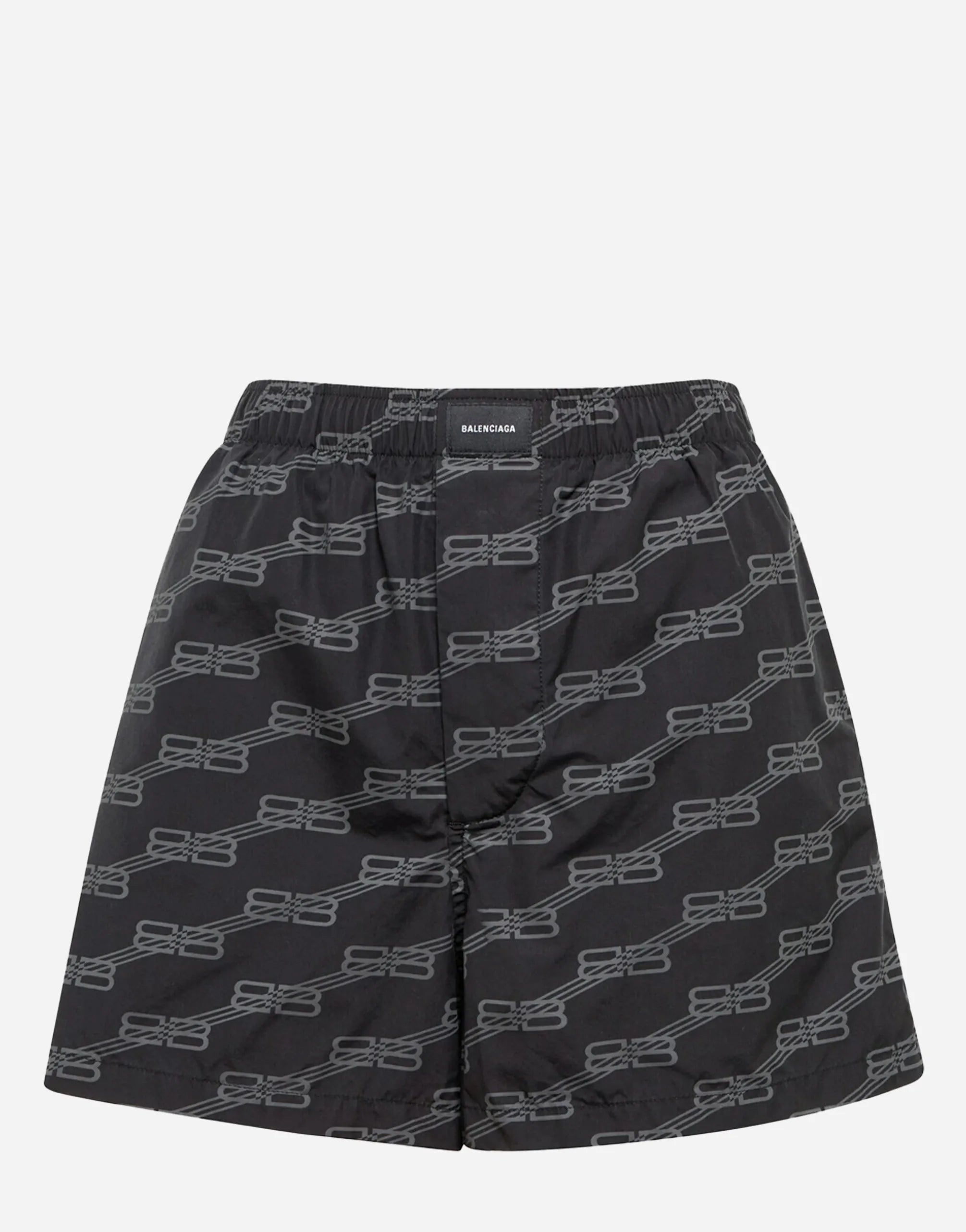 Balenciaga Balenciaga BB Allover Printed Cotton Shorts
