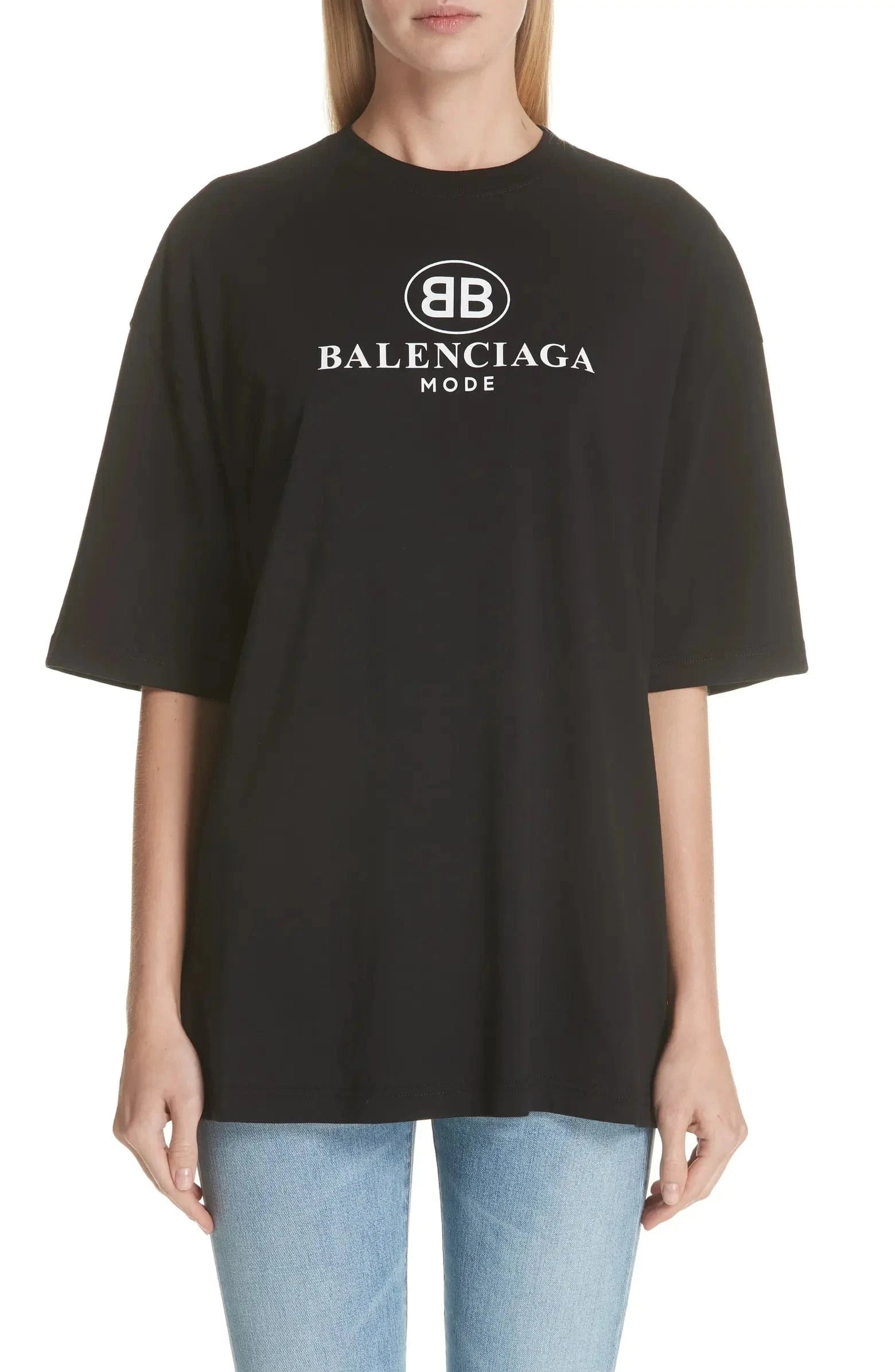 Balenciaga BB Logo Oversize T-Shirt