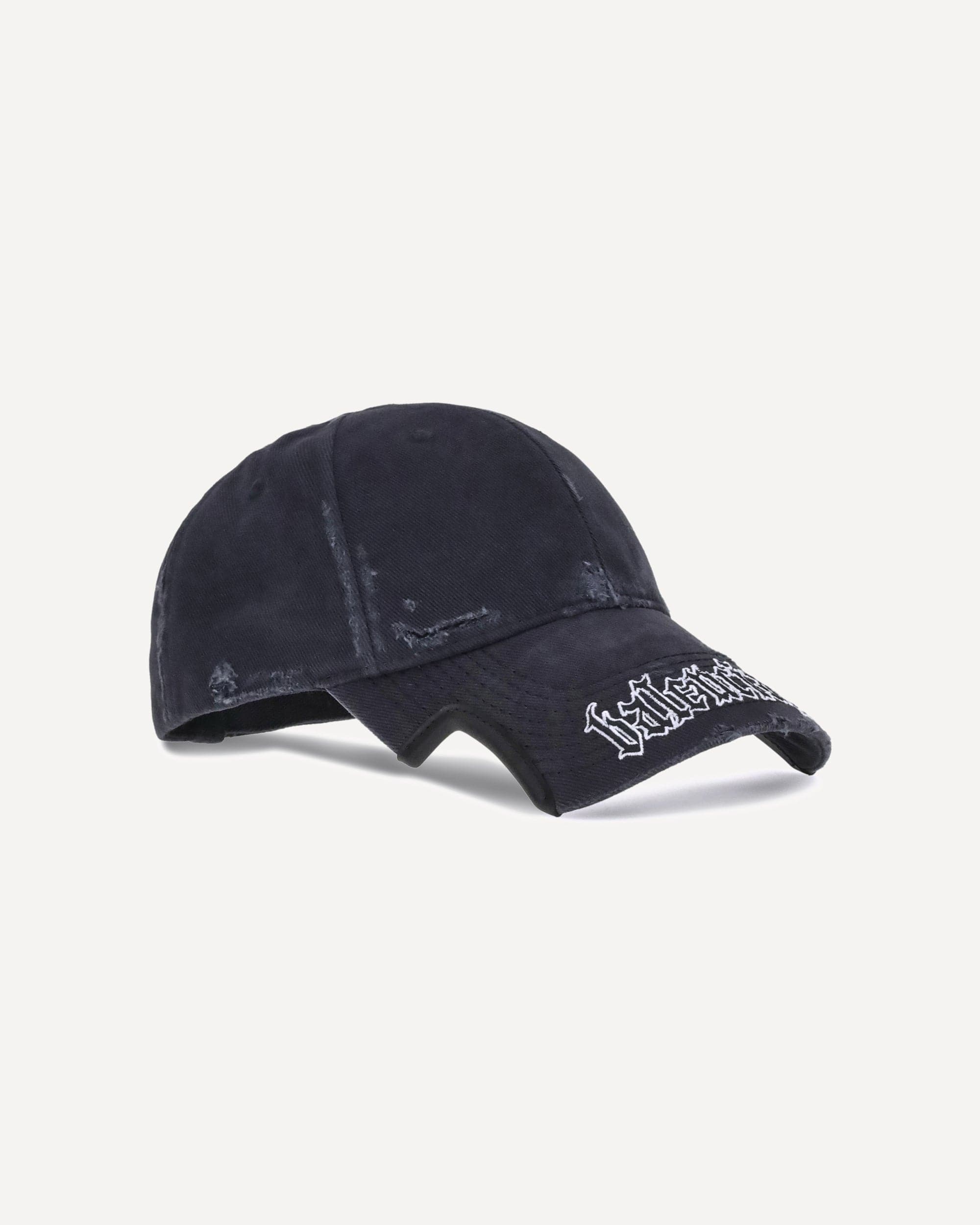 Balenciaga Blackletter Script Baseball Hat