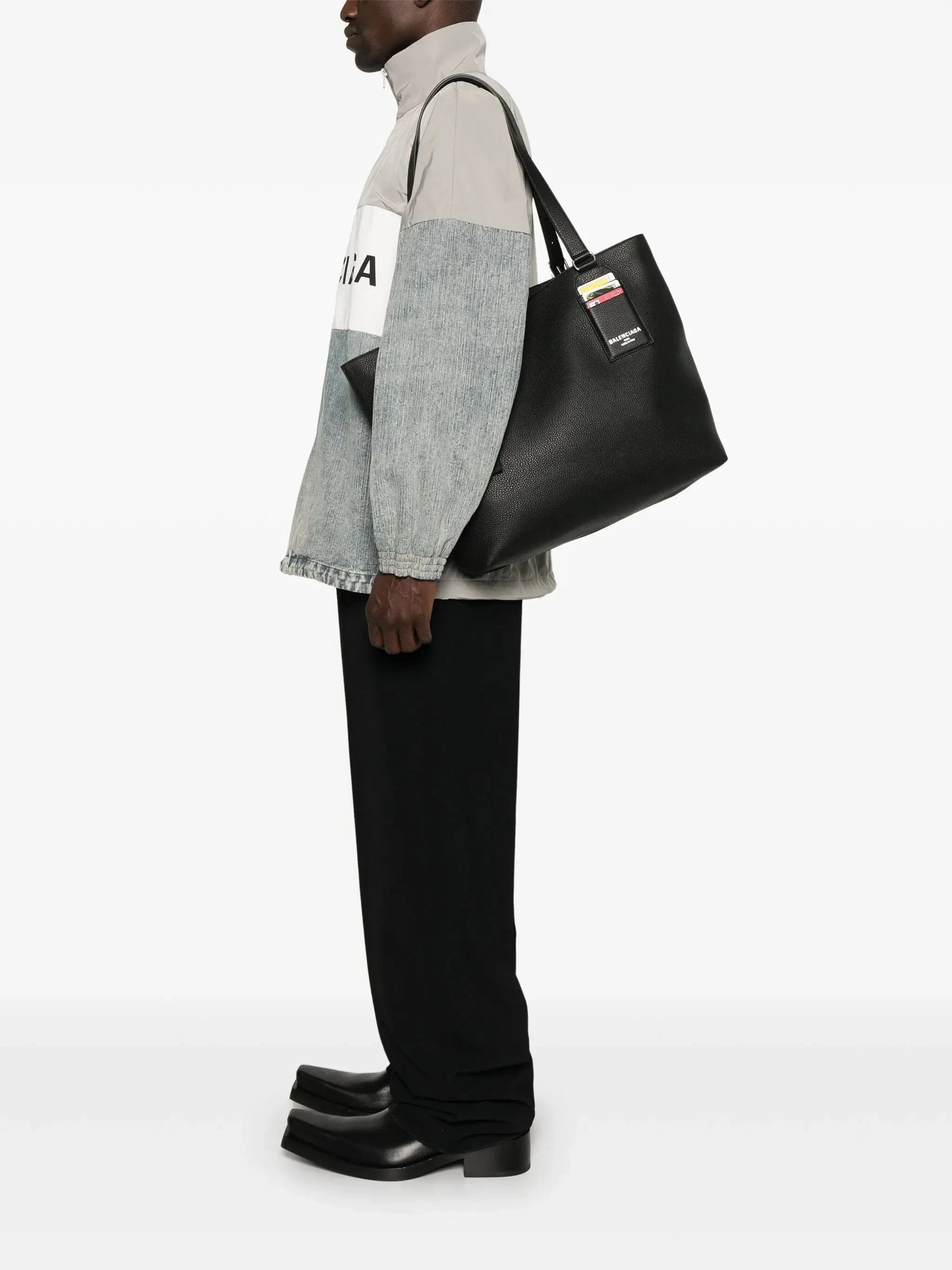 Balenciaga Card-Detail Shoulder Bag