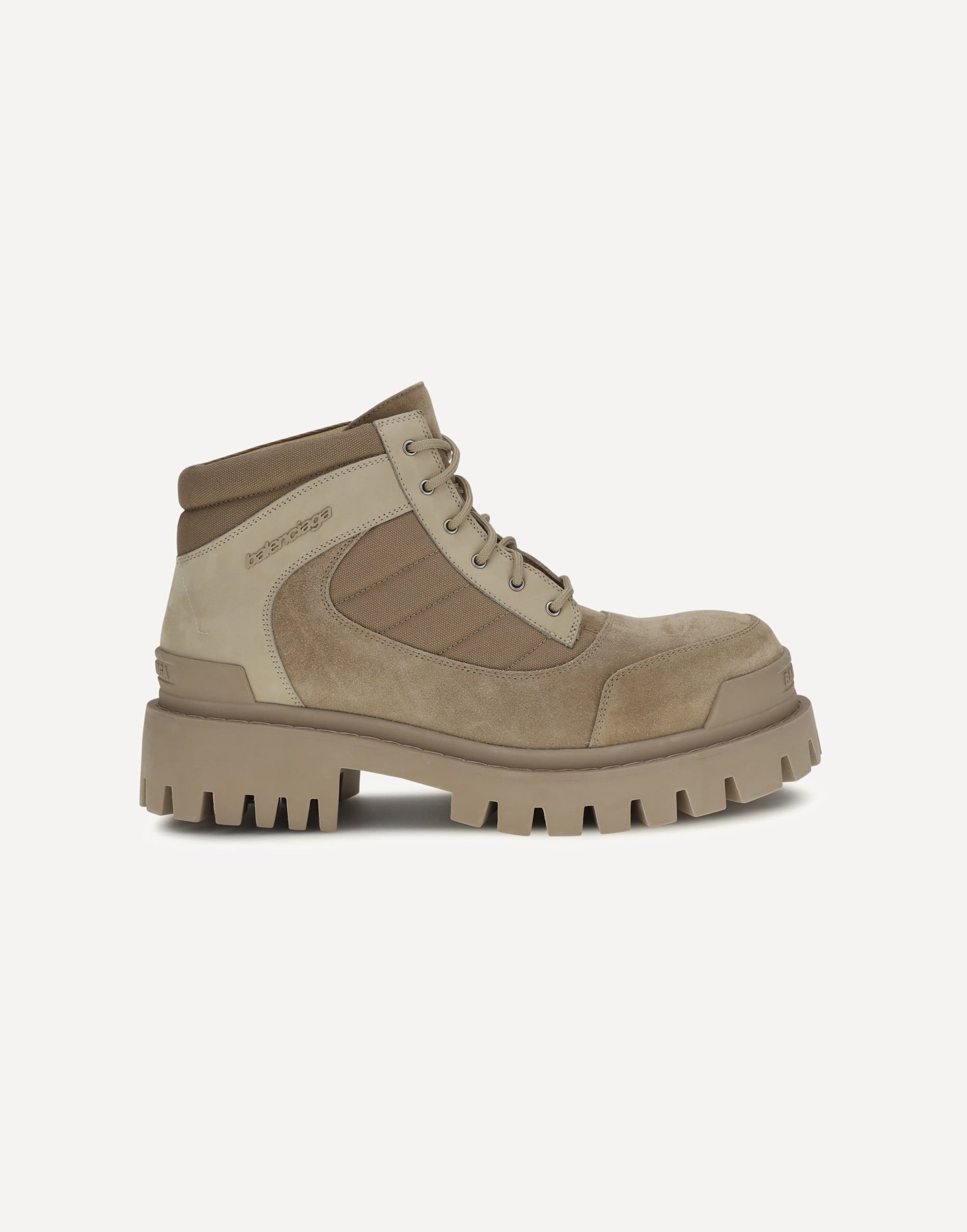 Balenciaga Combat Strike Booties Lace-Up