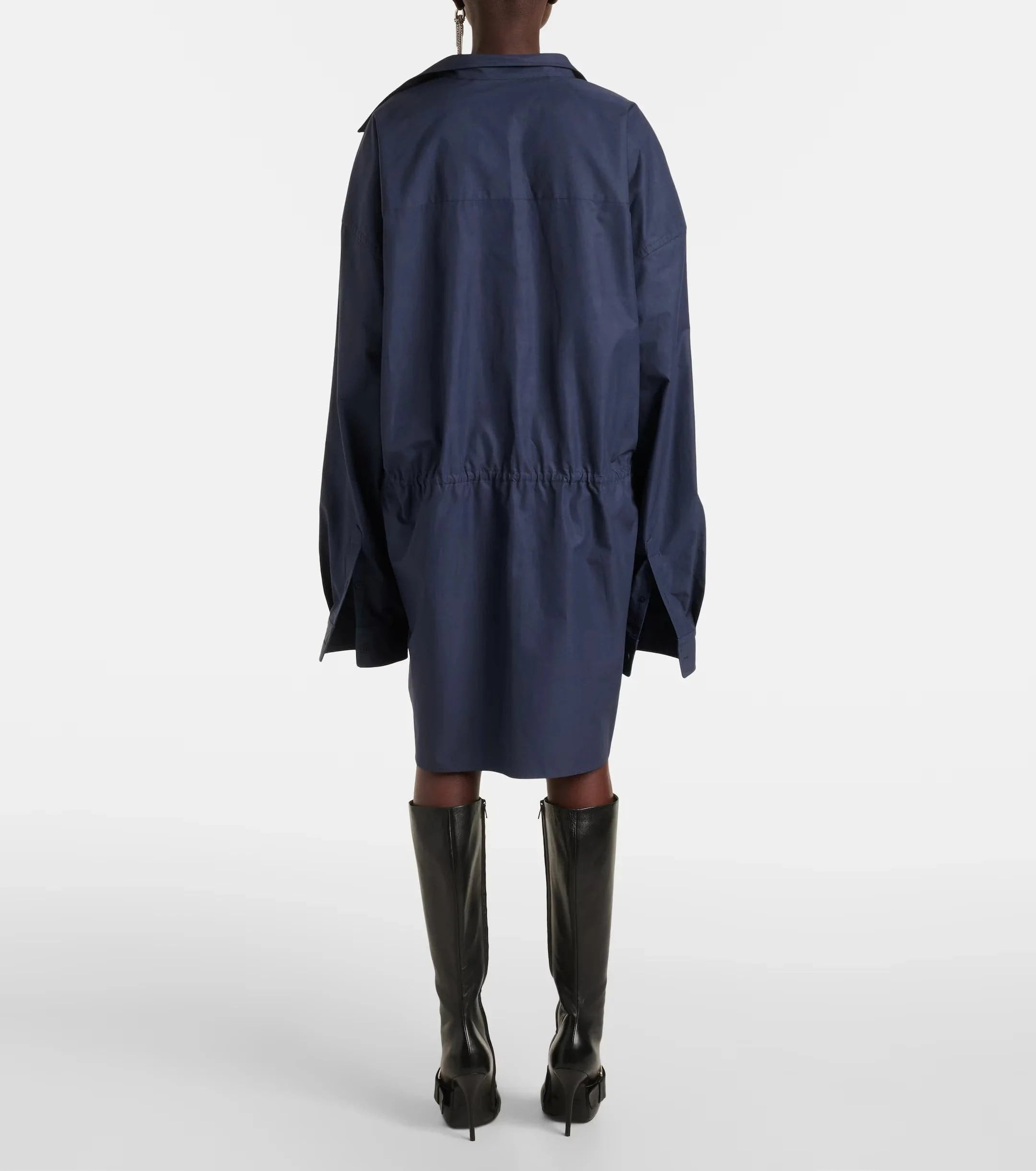 Balenciaga Cotton Poplin Shirt Dress