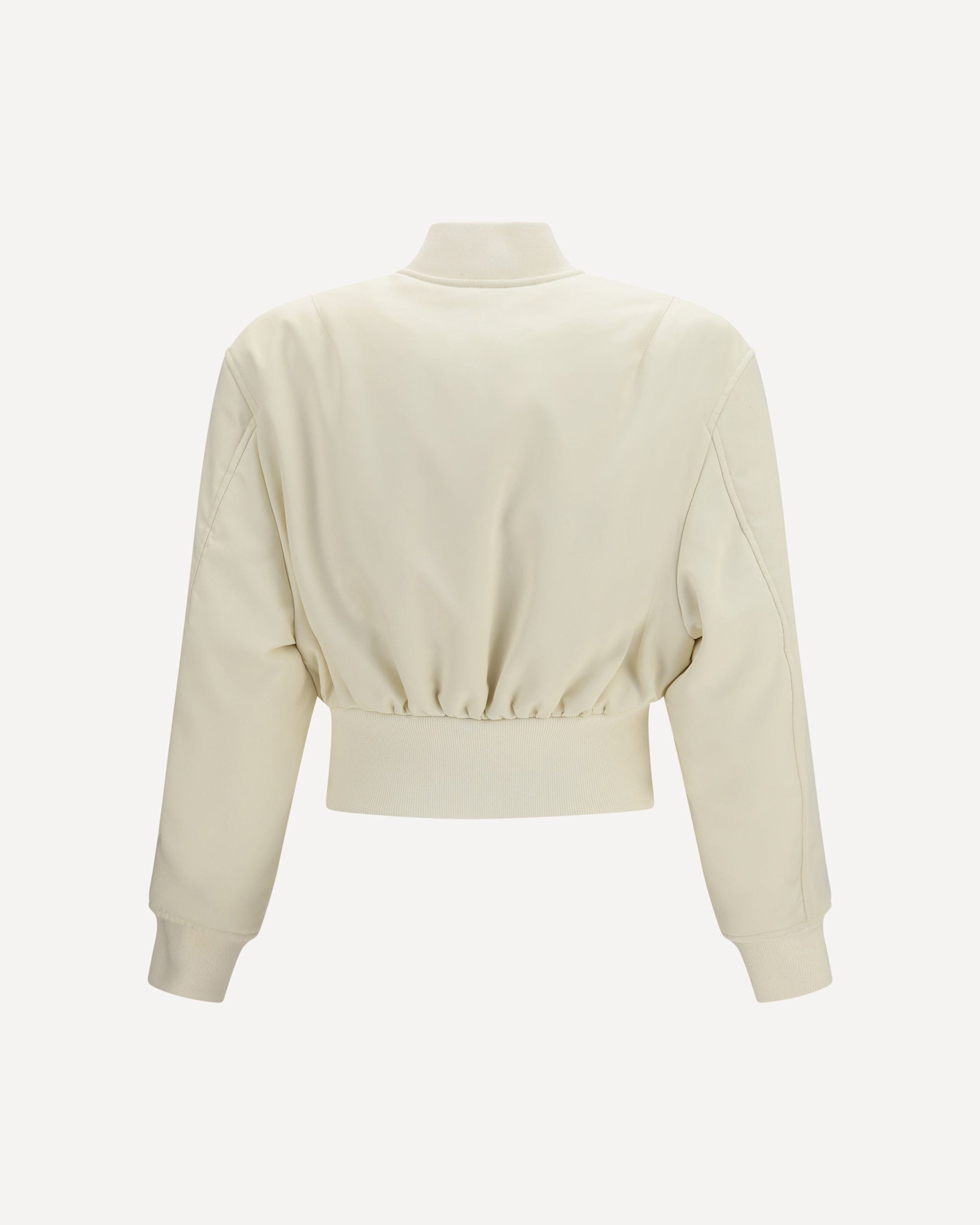 Balenciaga Cropped Bomber Jacket In Technical Faille - alternate view