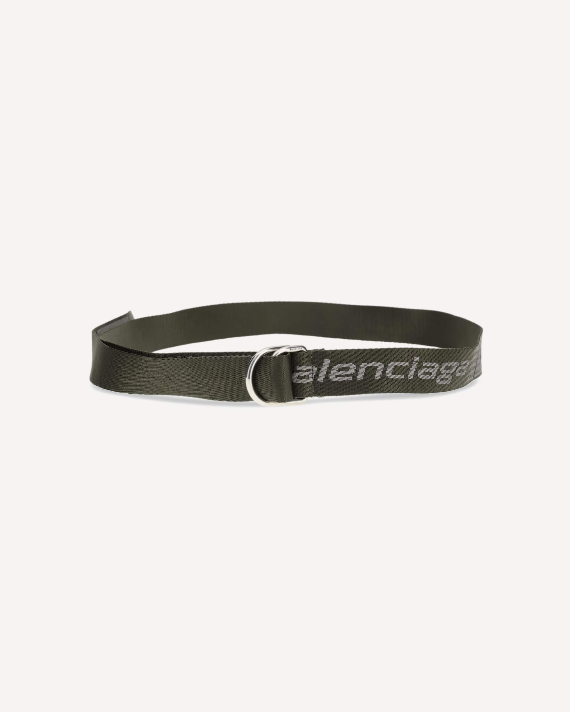 D Ring Belt In Jacquard Canvas - alternate view