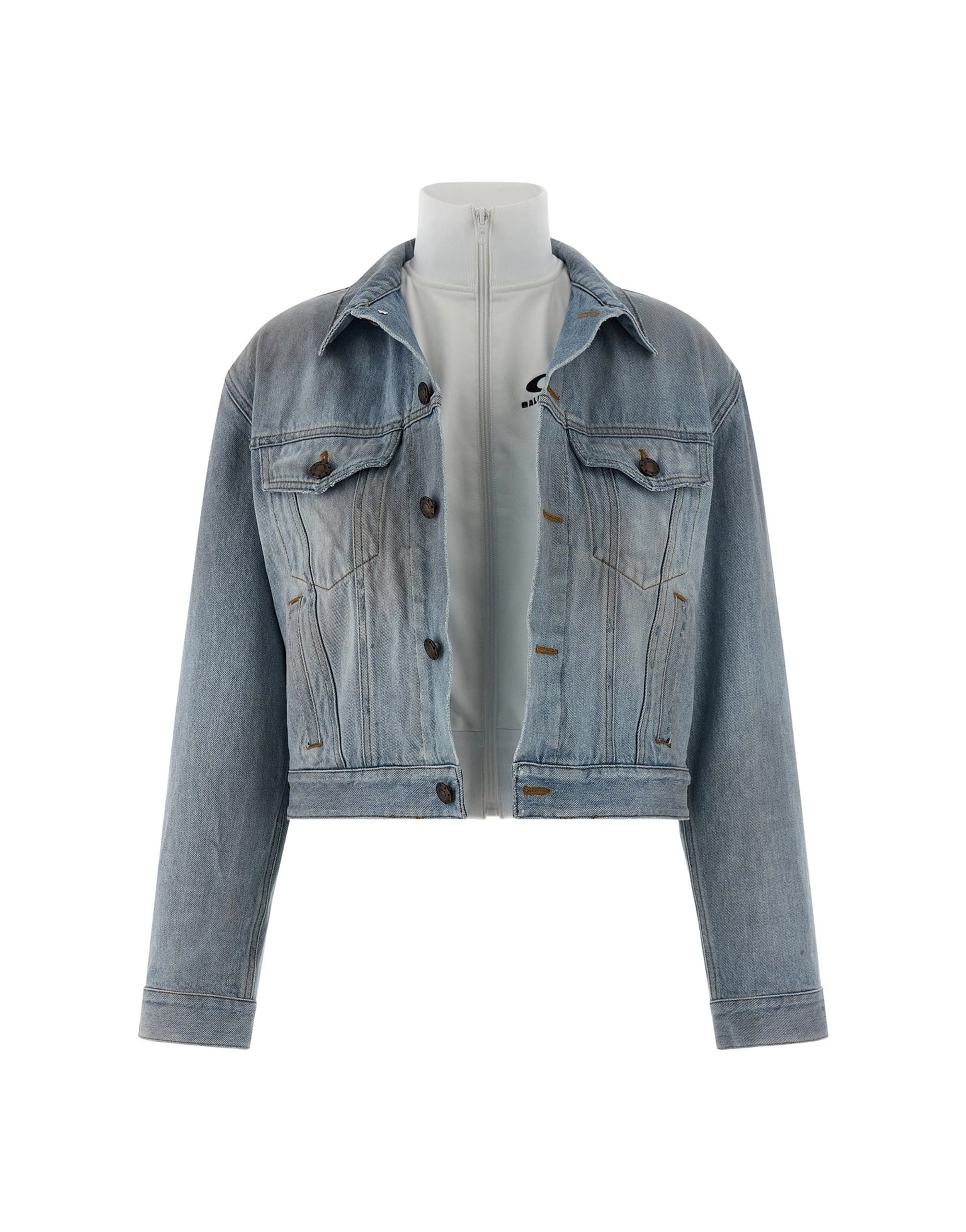 Balenciaga Balenciaga Double Layer Denim Jacket