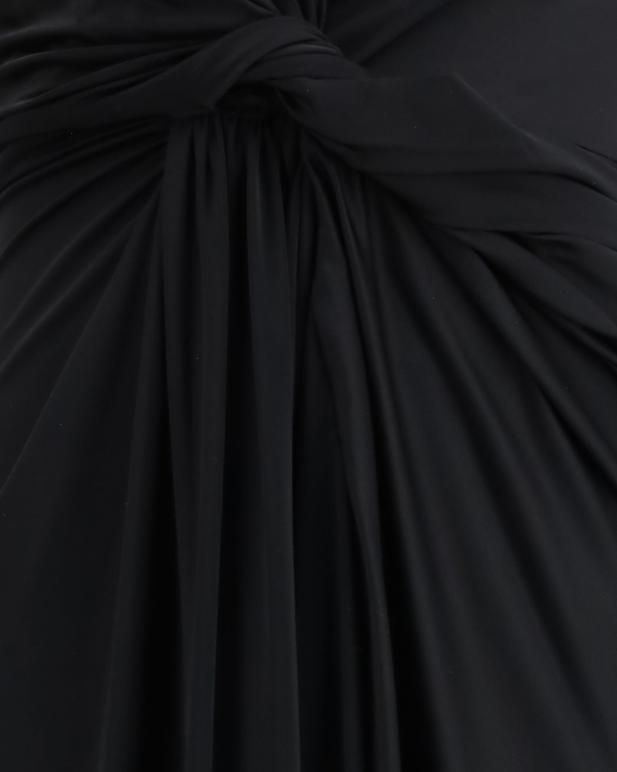 Balenciaga Draped Midi Dress