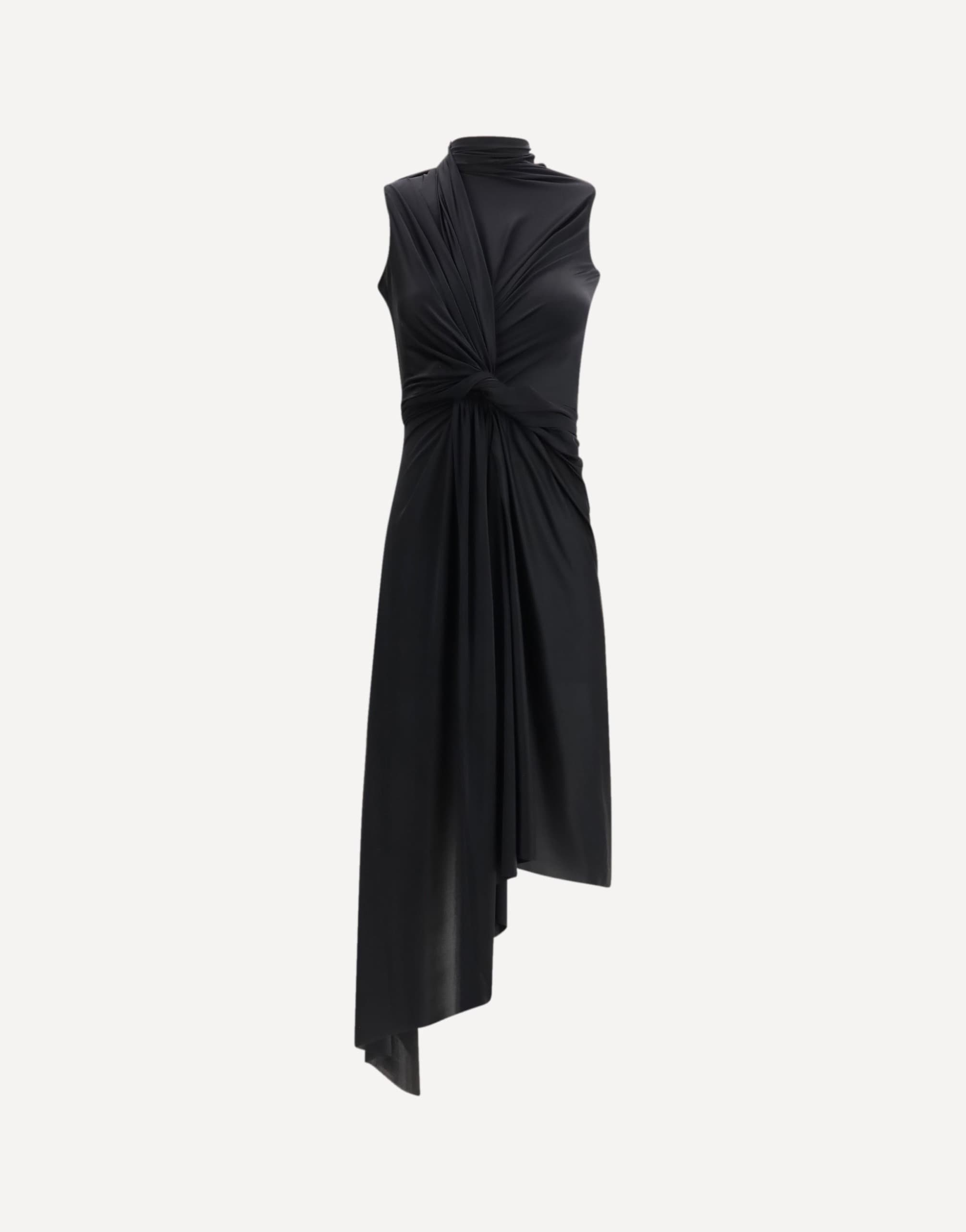 Balenciaga Draped Midi Dress