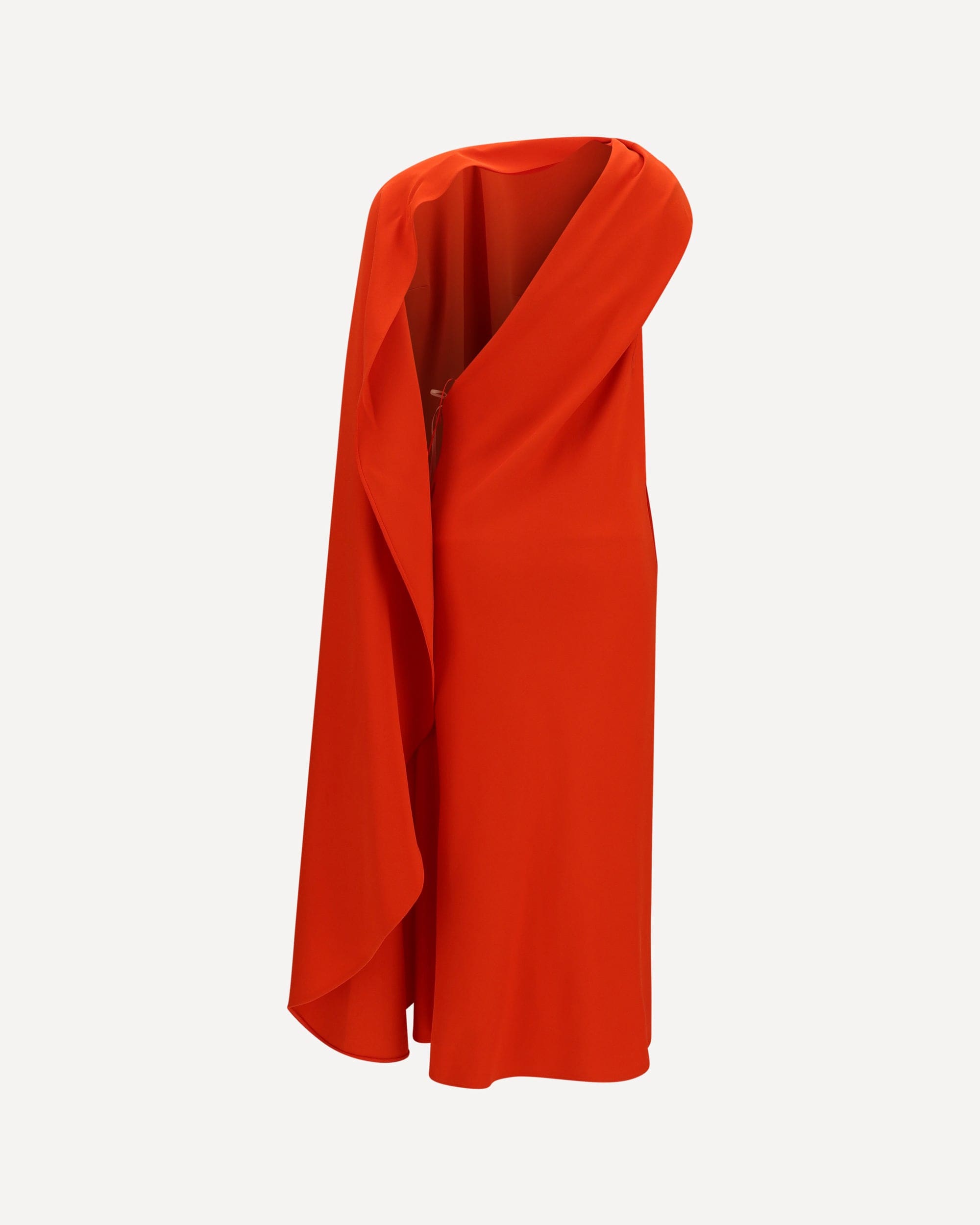 Balenciaga Draped Silk Maxi Dress - alternate view