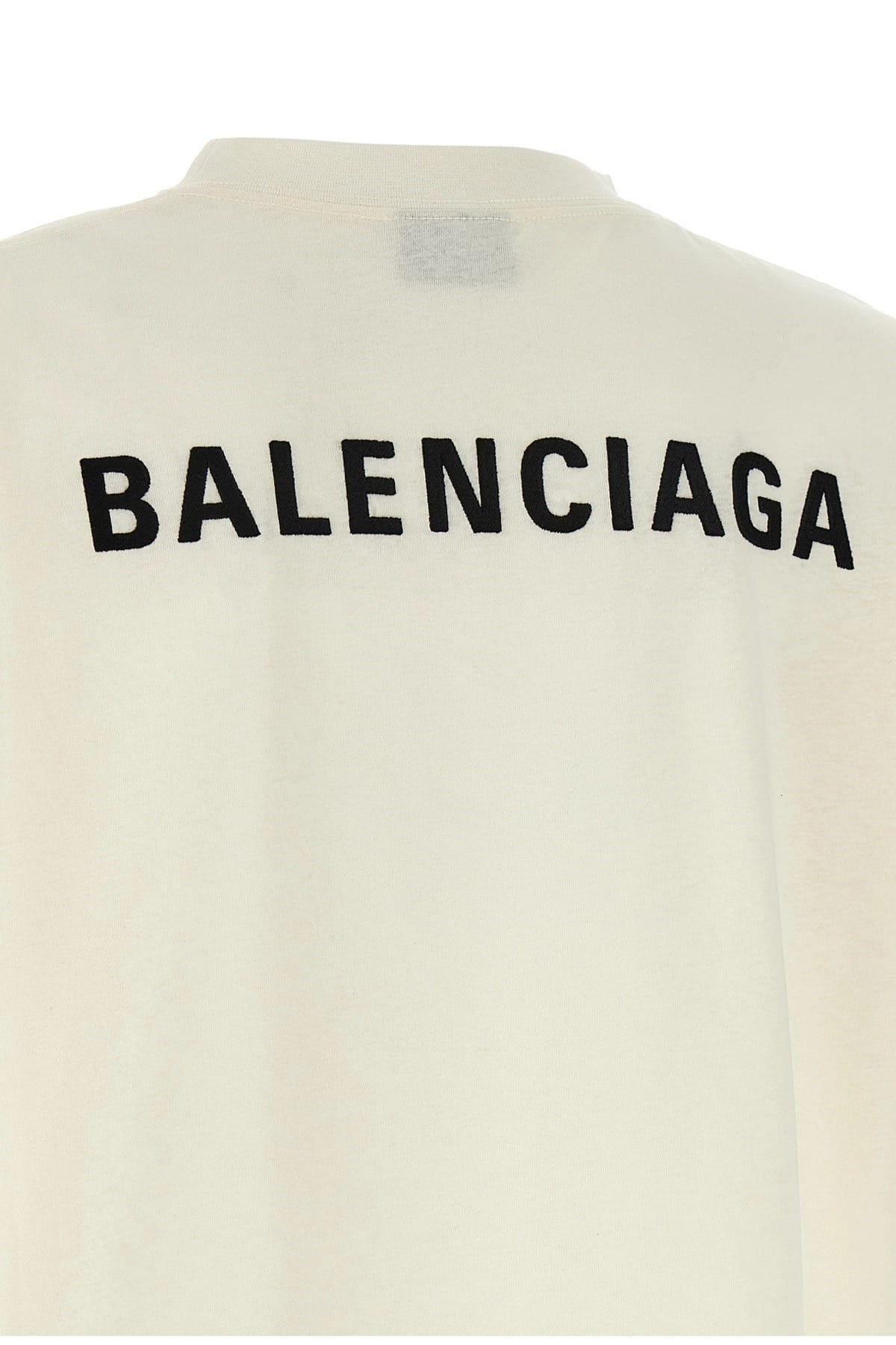 Balenciaga Balenciaga Embroidered Back T-Shirt