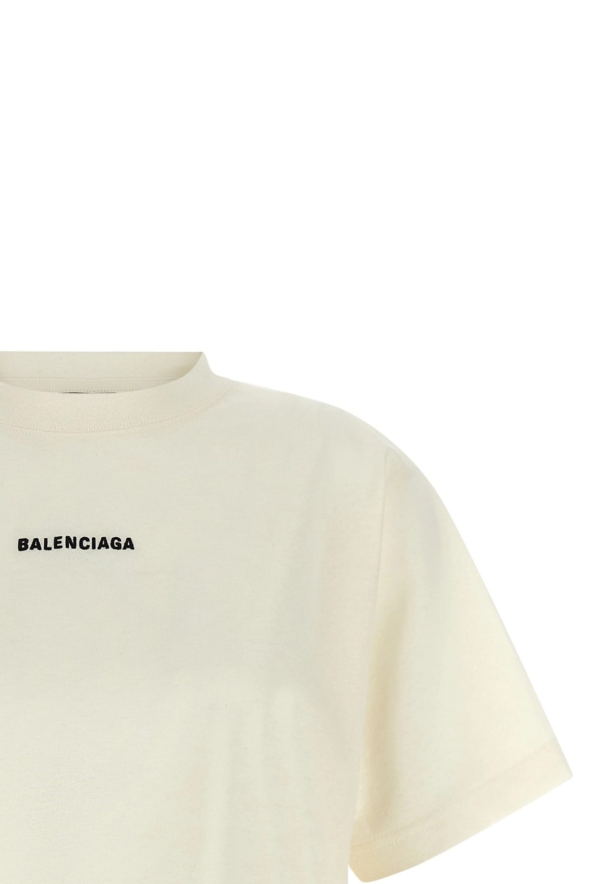 Balenciaga Balenciaga Embroidered Back T-Shirt