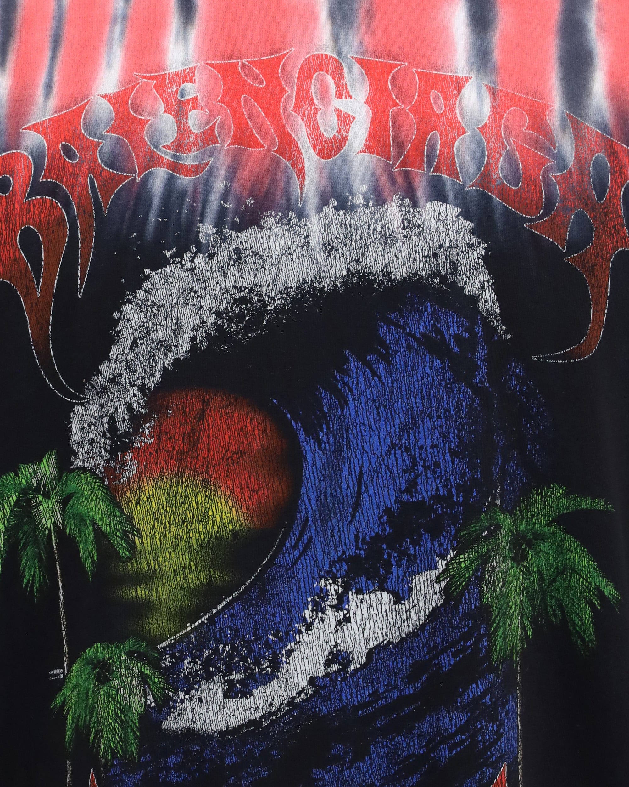 Balenciaga Extreme Tie Dye Oberteil