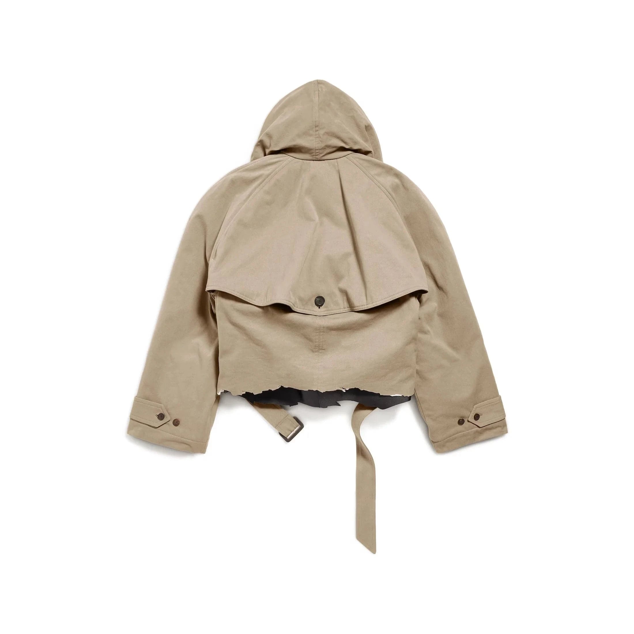Balenciaga Flipped Hooded Trench