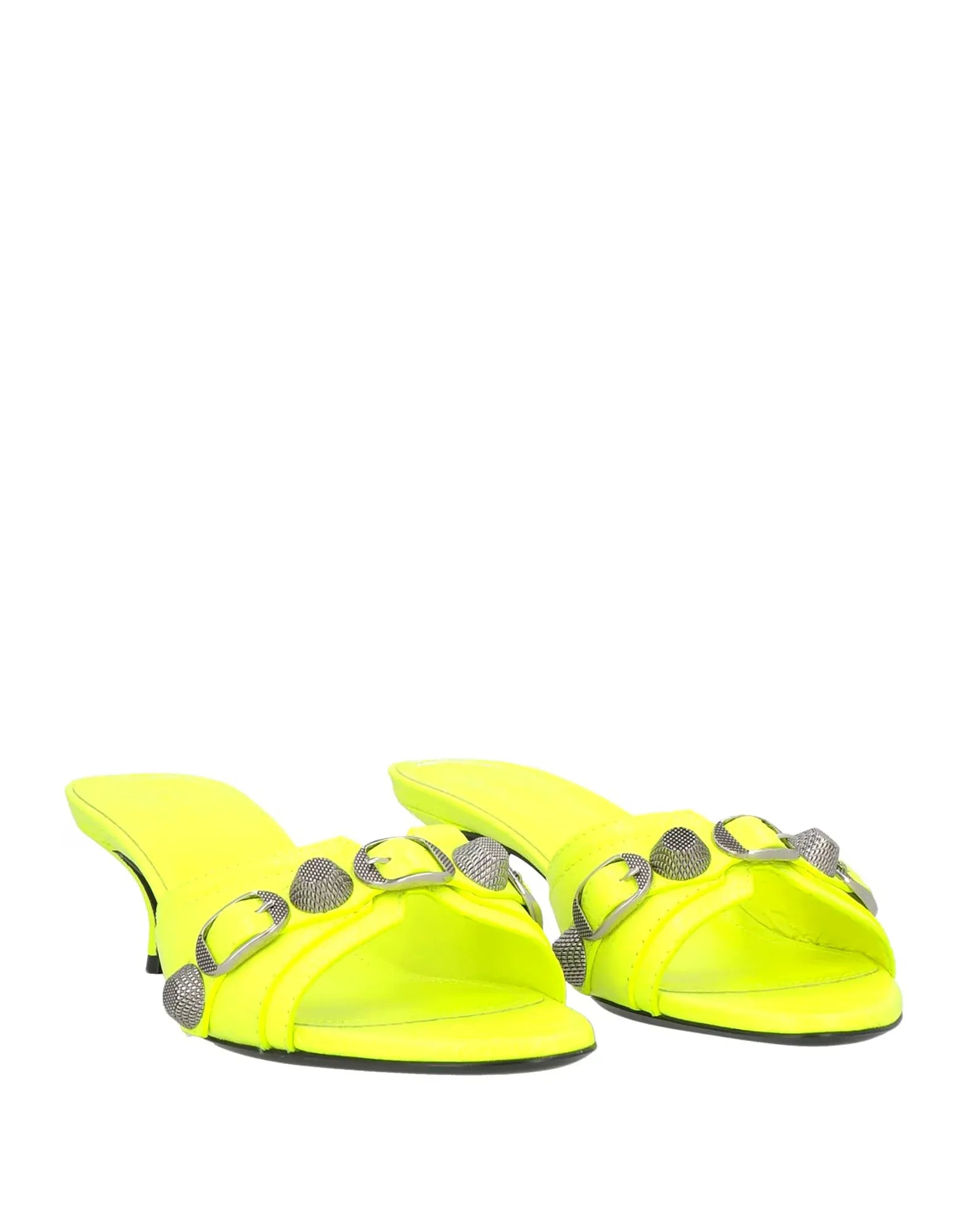 Balenciaga Fluorescent Cagole Mules - alternate view