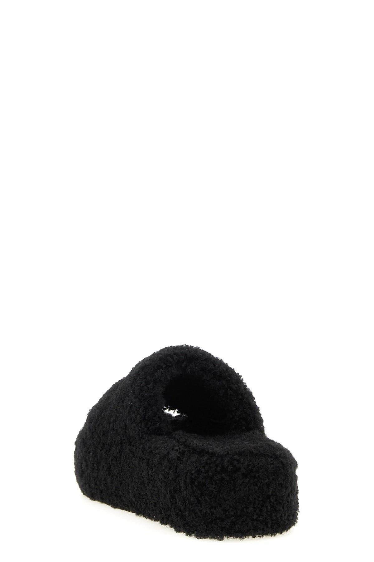 Balenciaga Balenciaga Furry Platform Slides