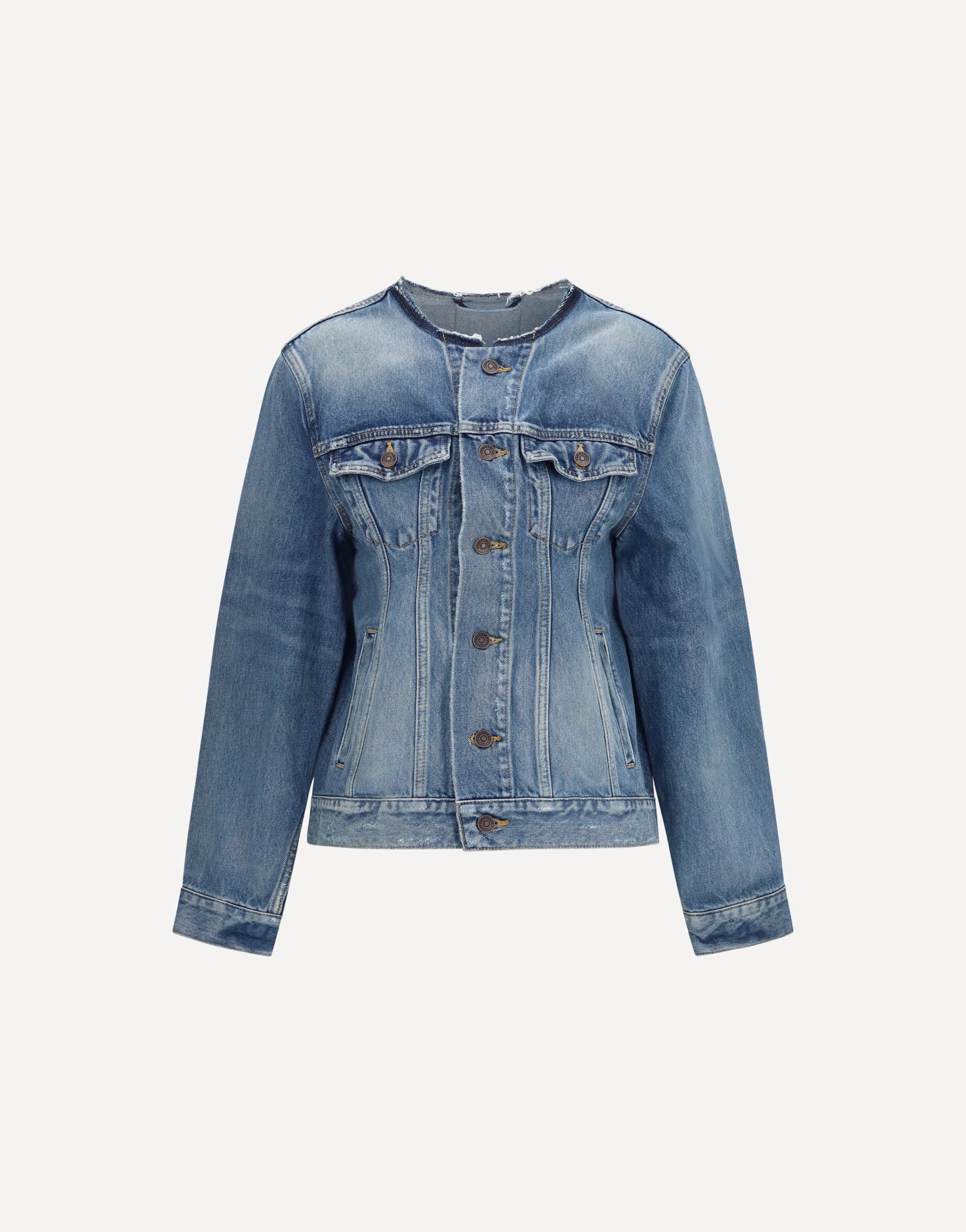 Balenciaga Hourglass Denim Jacket