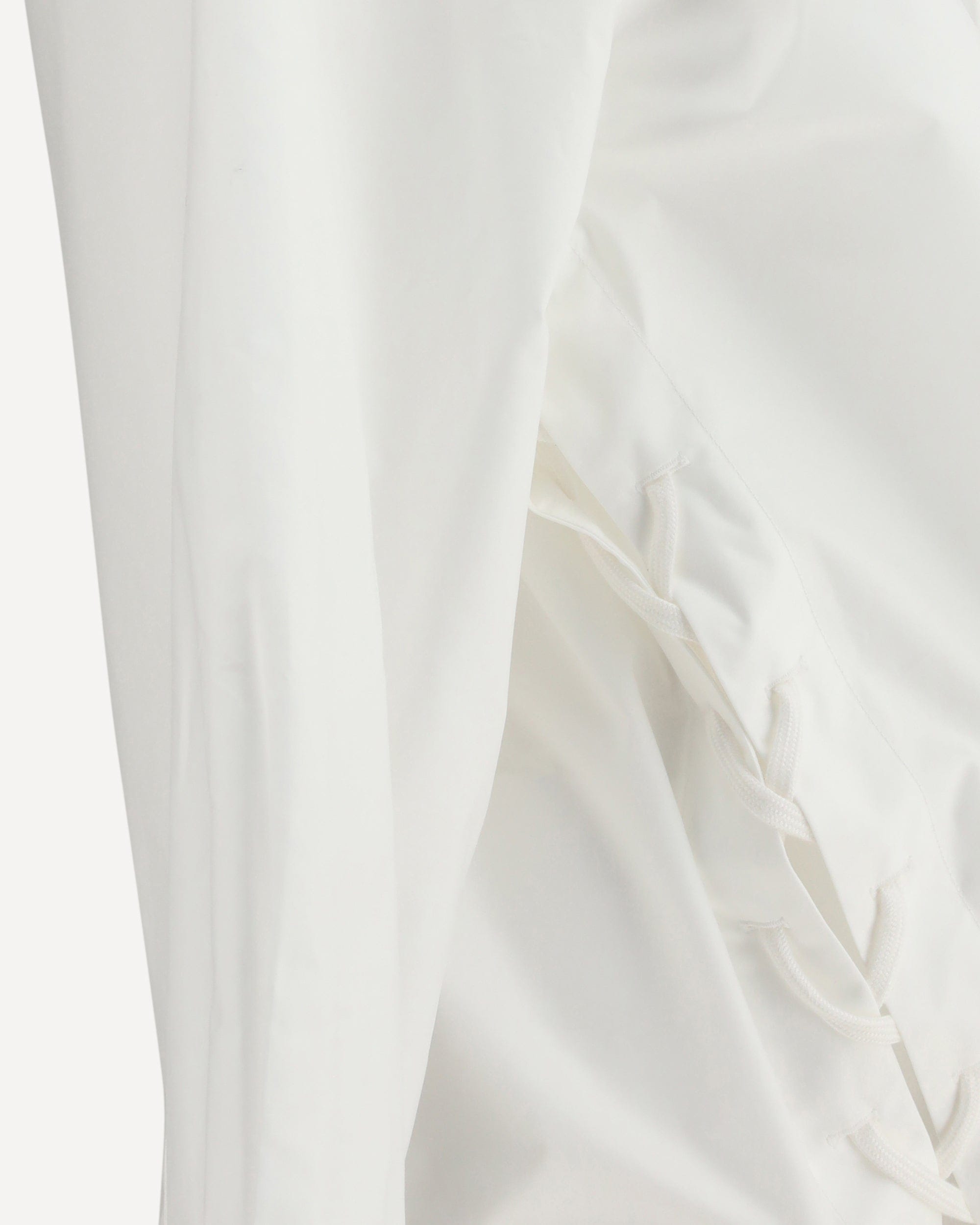 Balenciaga Lace-Up Cotton Shirt