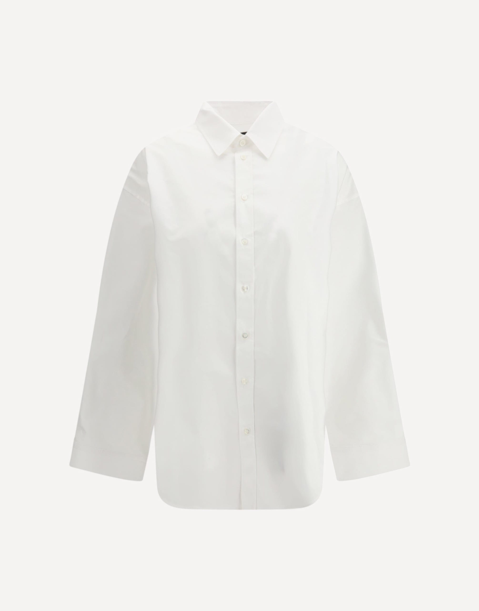 Balenciaga Lace-Up Cotton Shirt