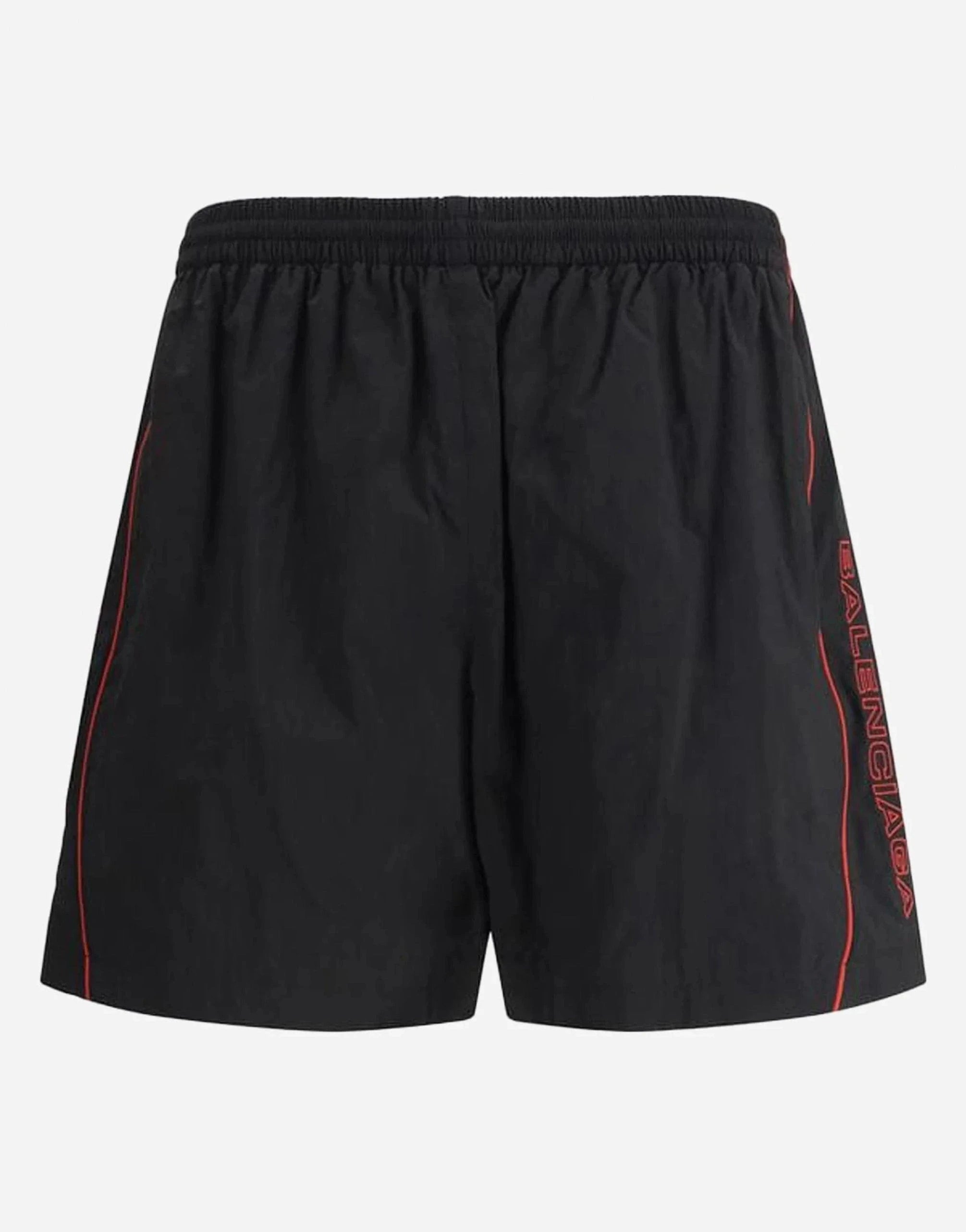 Balenciaga Logo Embroidered Bermuda Shorts