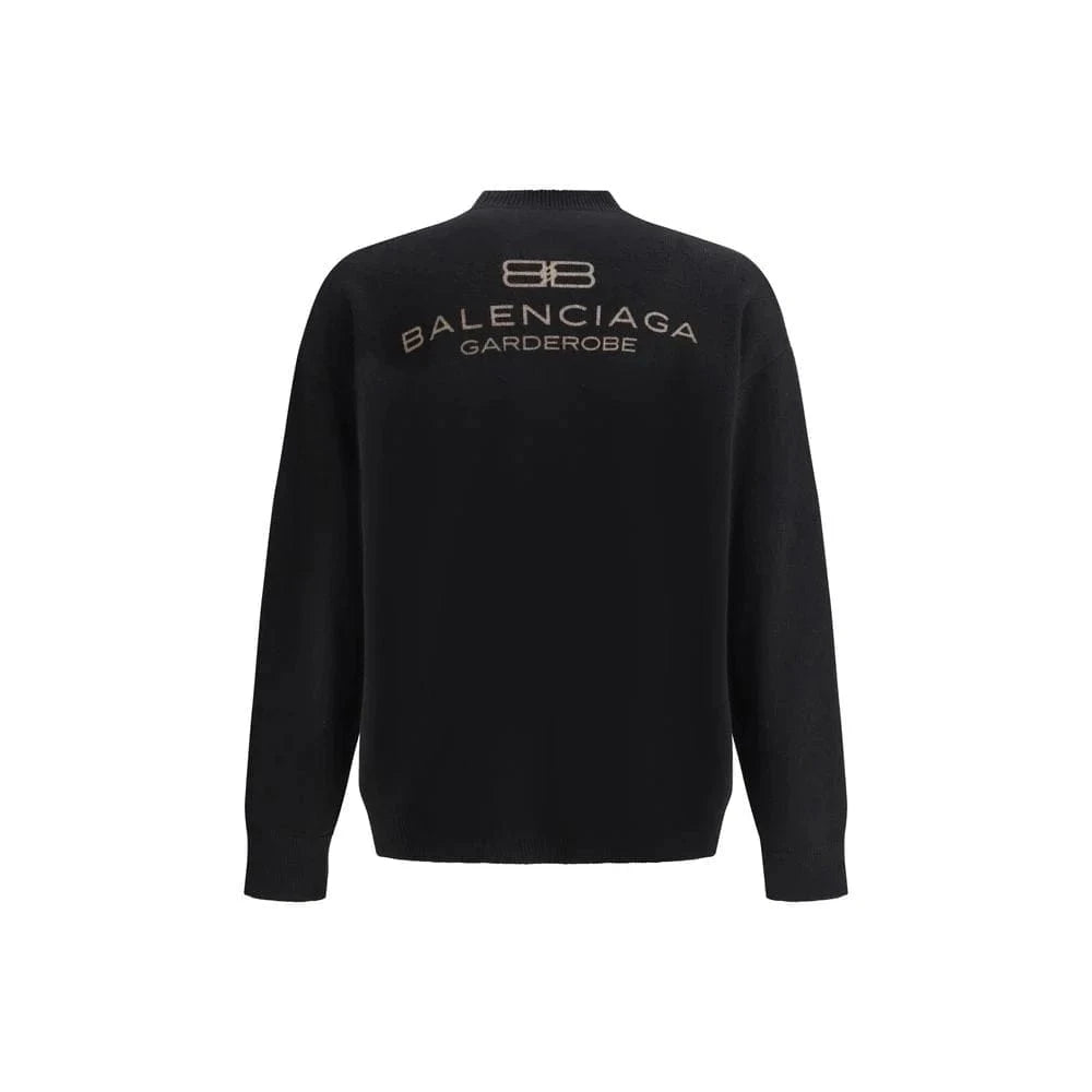 Balenciaga Logo-Embroidered Sweater