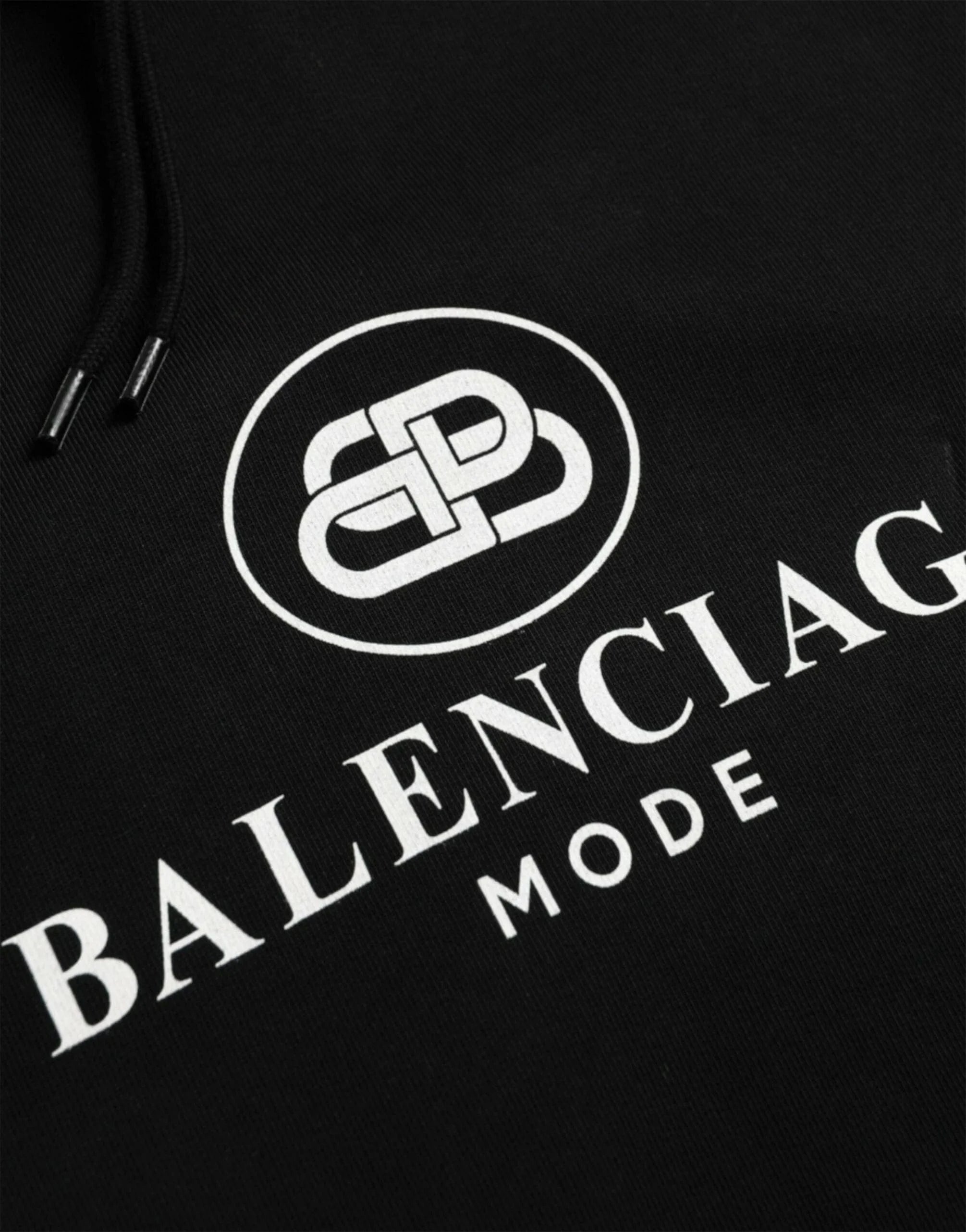 Balenciaga Logo Print Hoodie