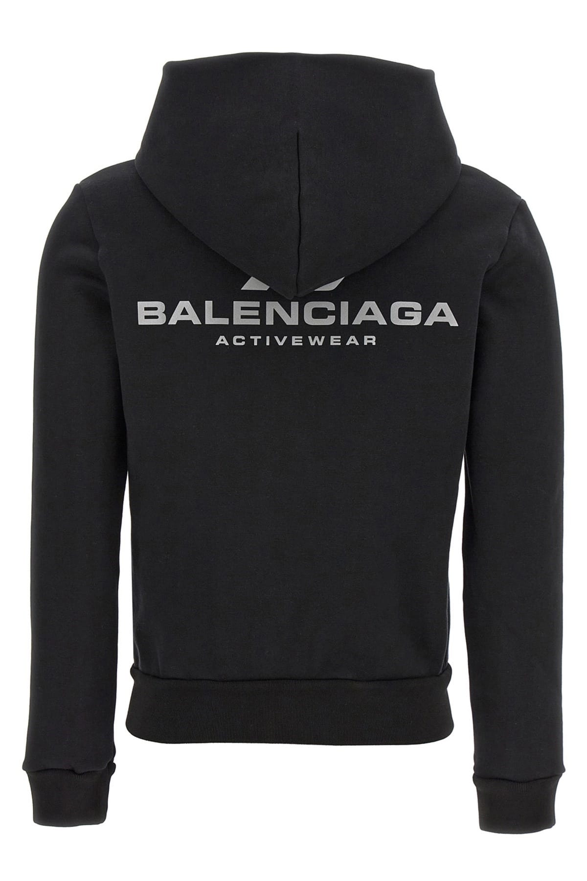 Balenciaga Balenciaga Logo Print Zip Hoodie