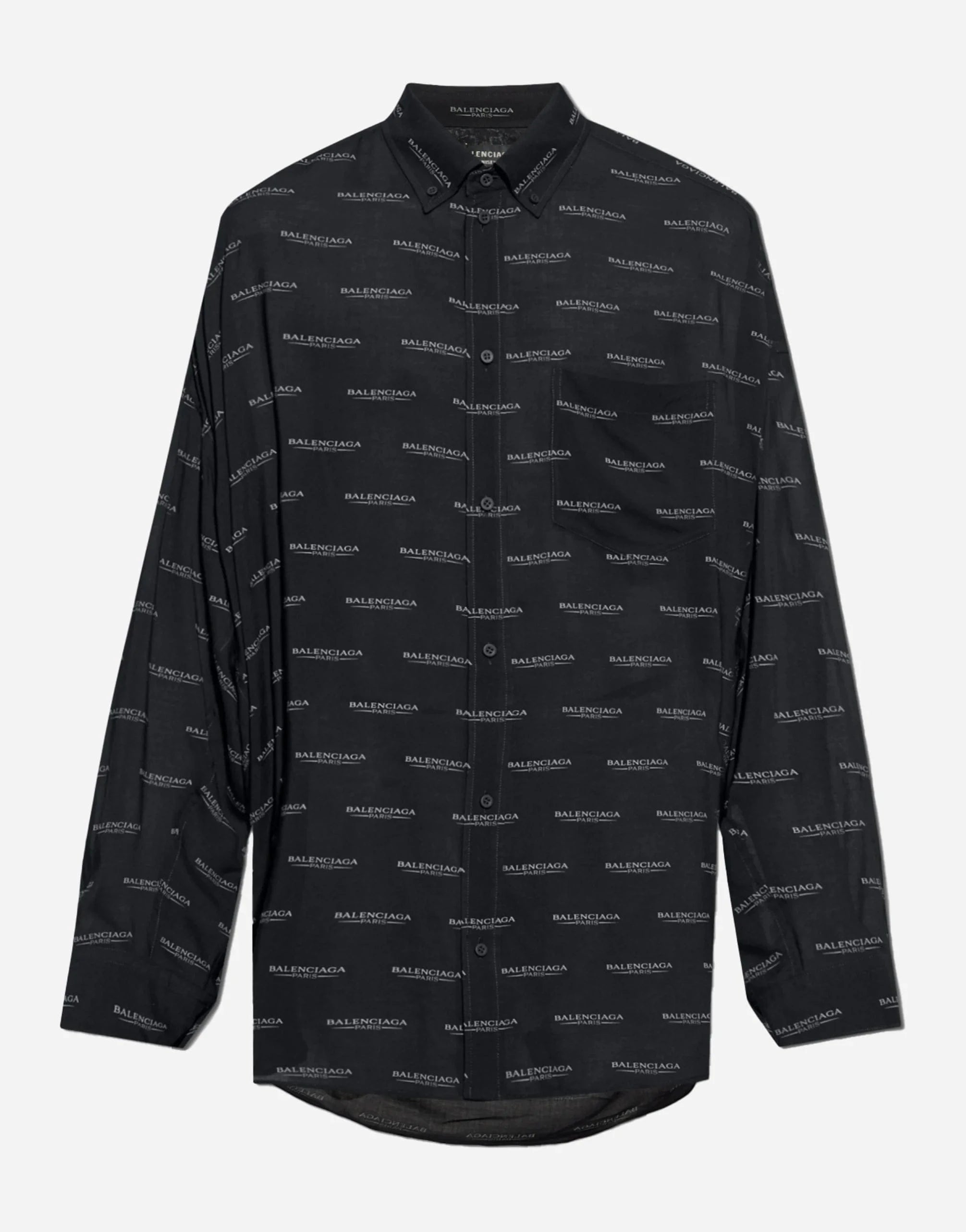 Balenciaga Balenciaga Logoed Monogram Shirt