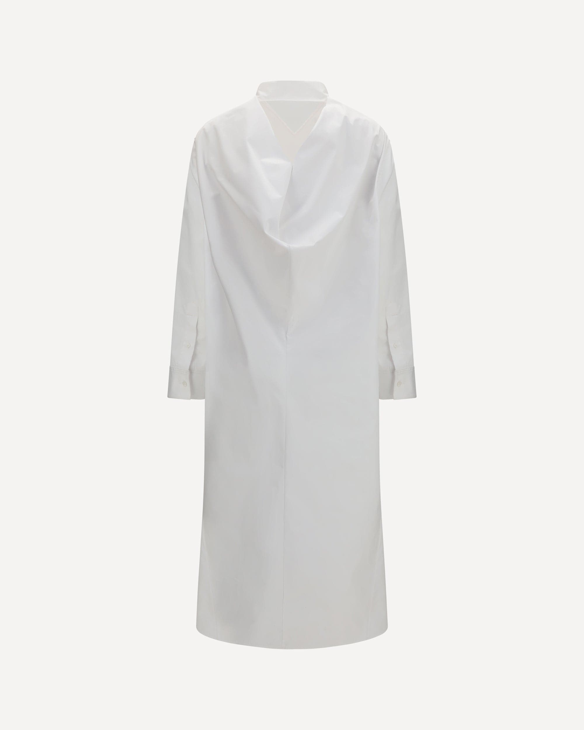 Balenciaga Long Shirt Dress With Open Back - alternate view
