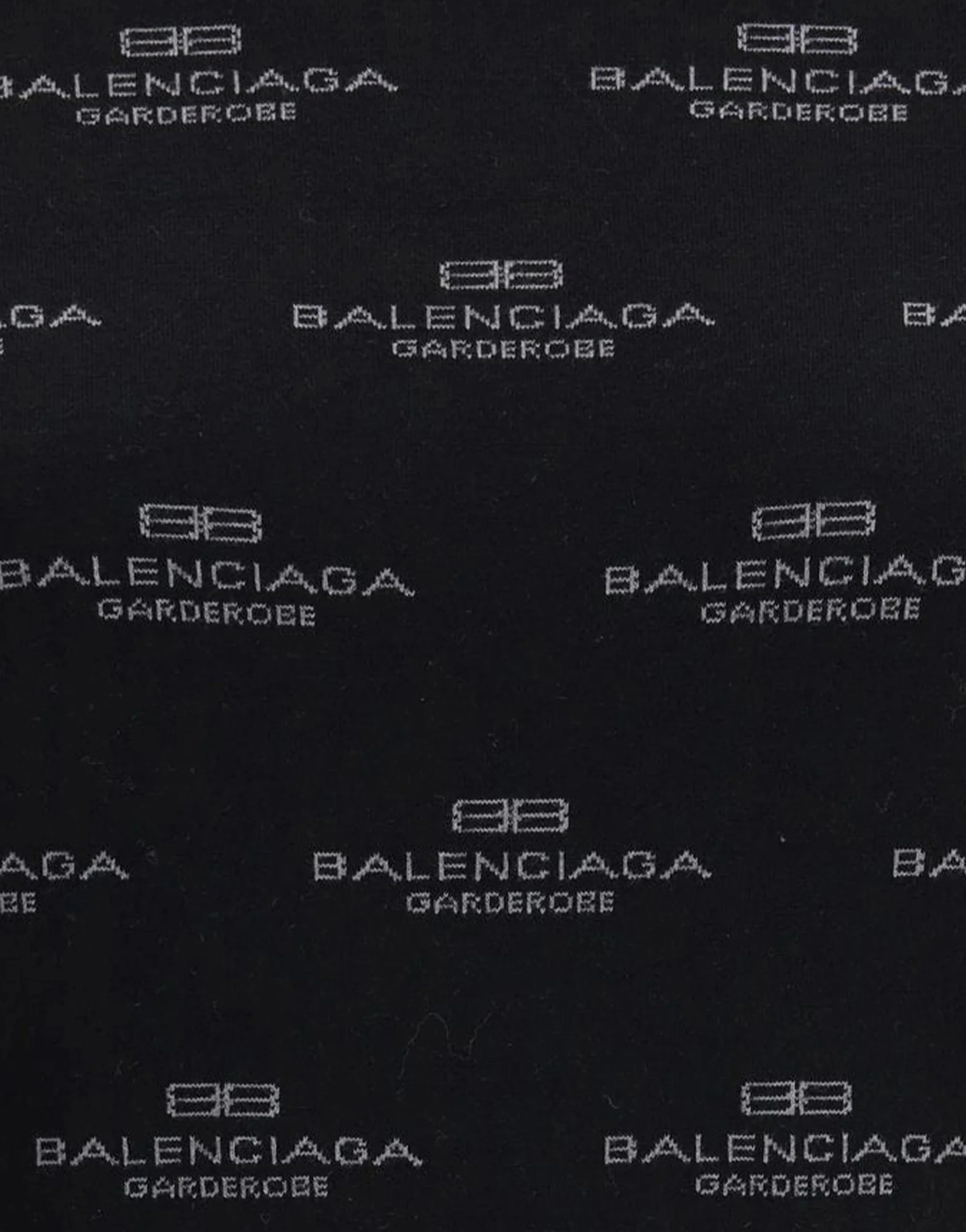 Balenciaga Maglione Con Logo All-Over Sweater