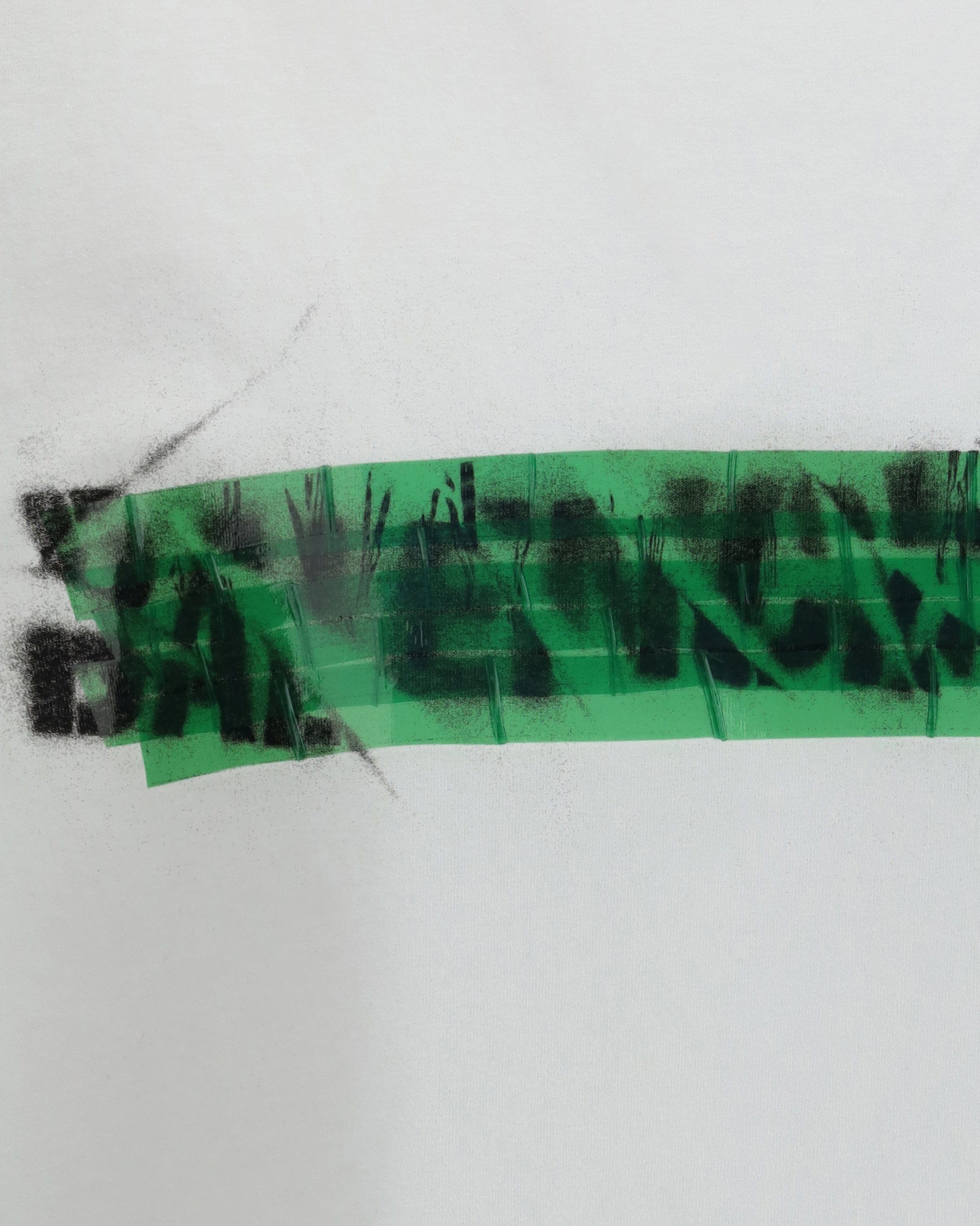 Balenciaga Messy Spray T-Shirt In Cotton