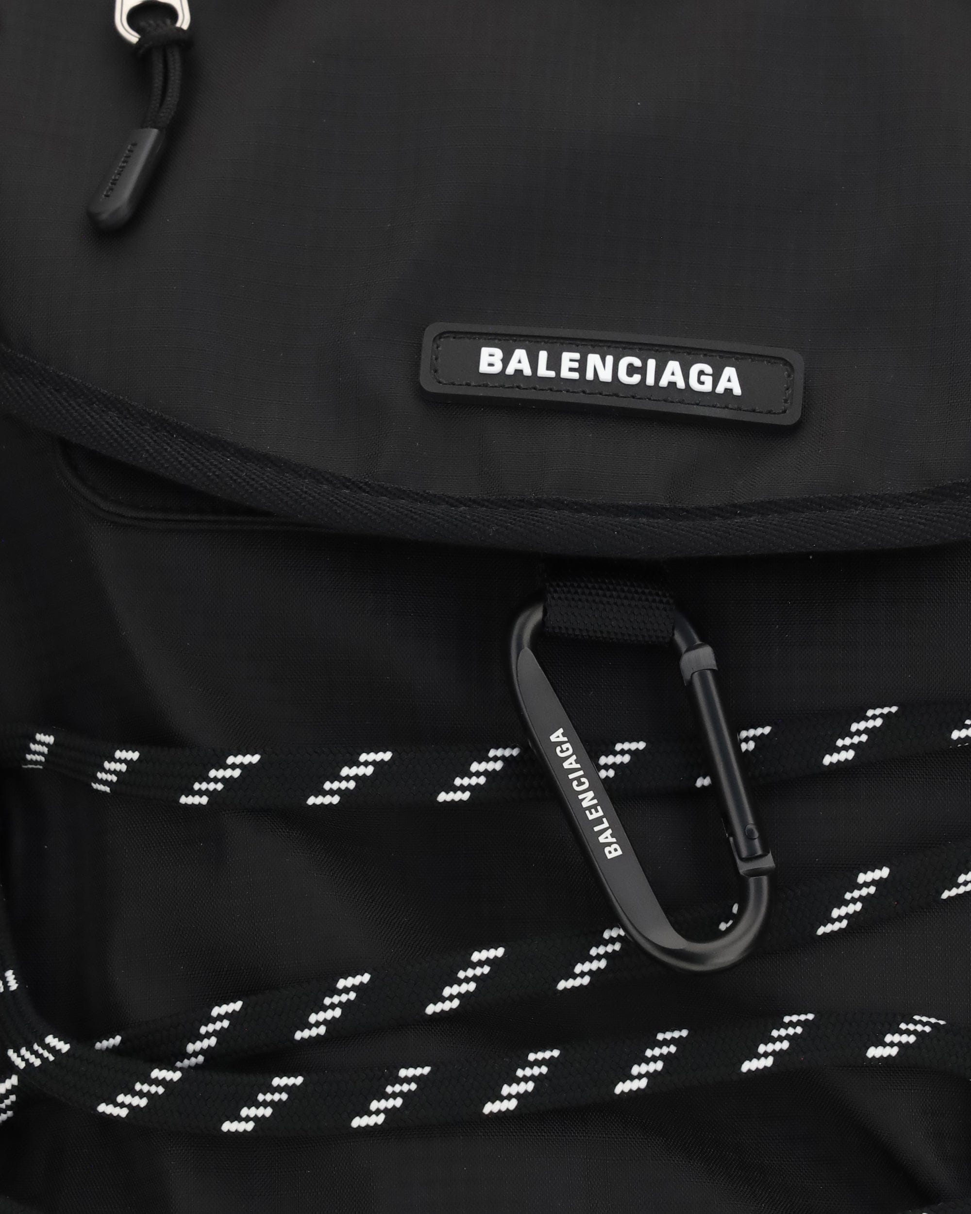Balenciaga Metal Carabiner Detail Backpack