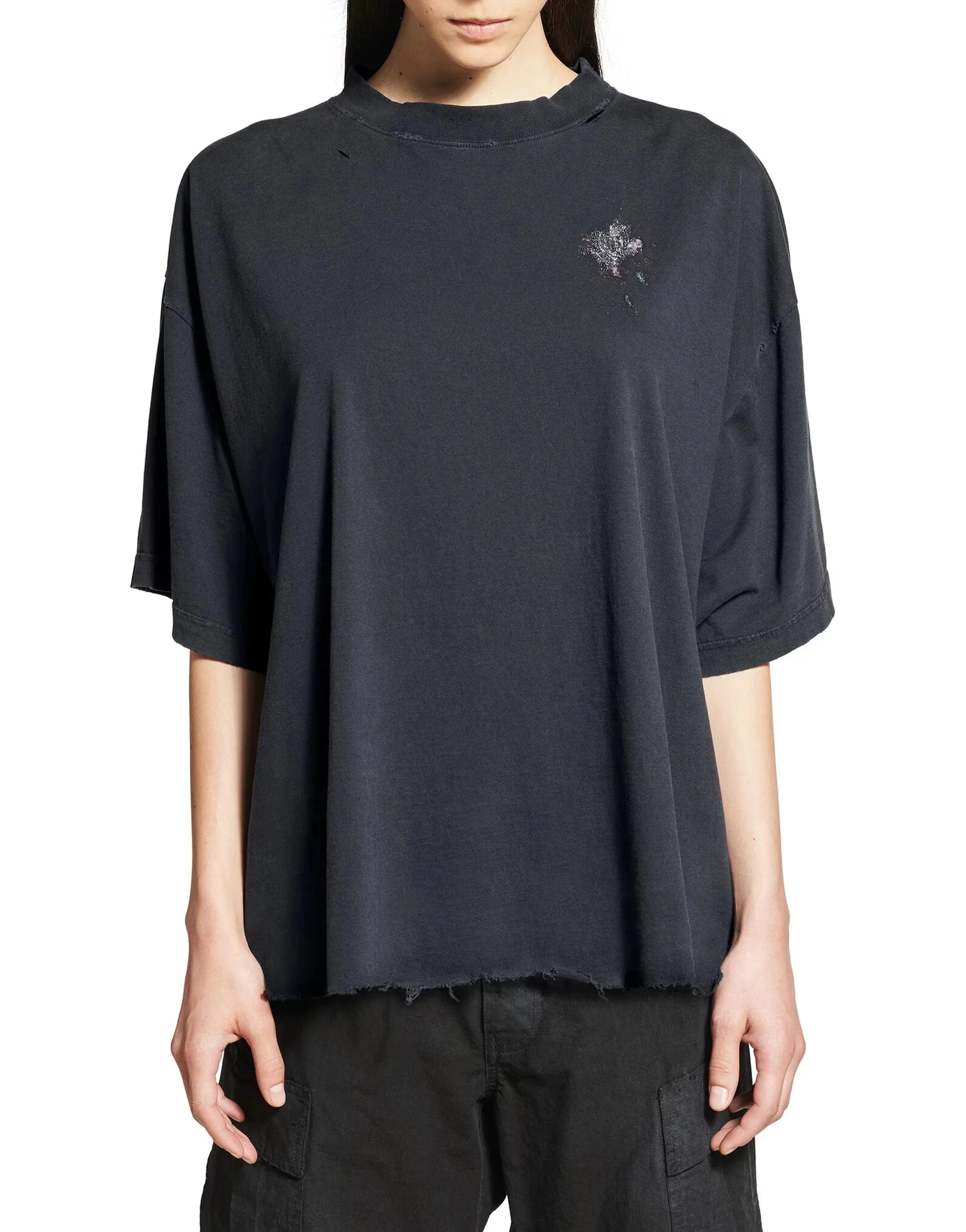 Balenciaga Nail Polish Cropped T-shirt