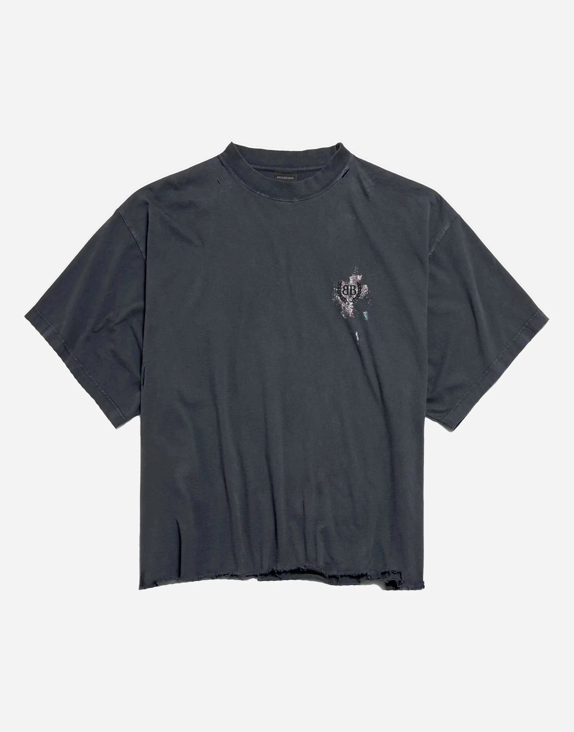 Balenciaga Nail Polish Cropped T-Shirt