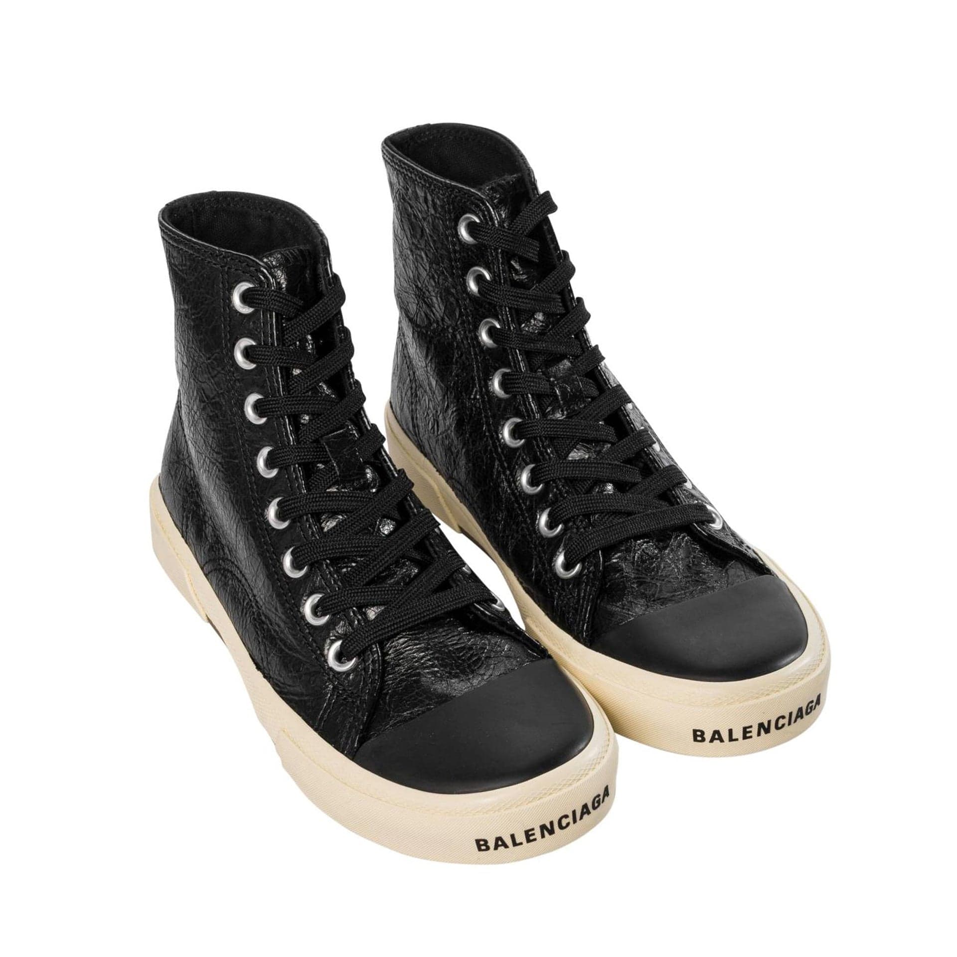 Balenciaga Paris Leather Sneakers
