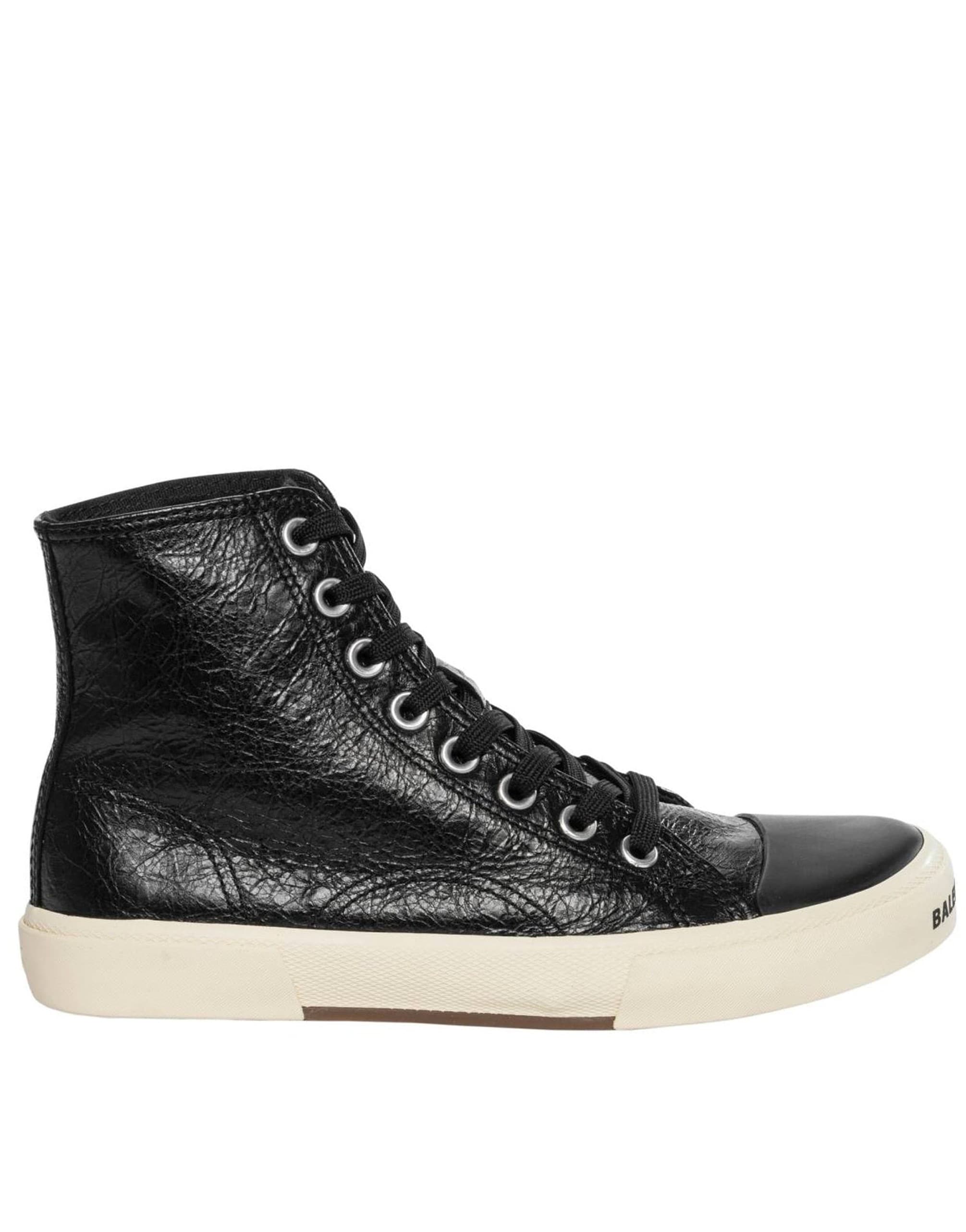 Balenciaga Paris Leather Sneakers