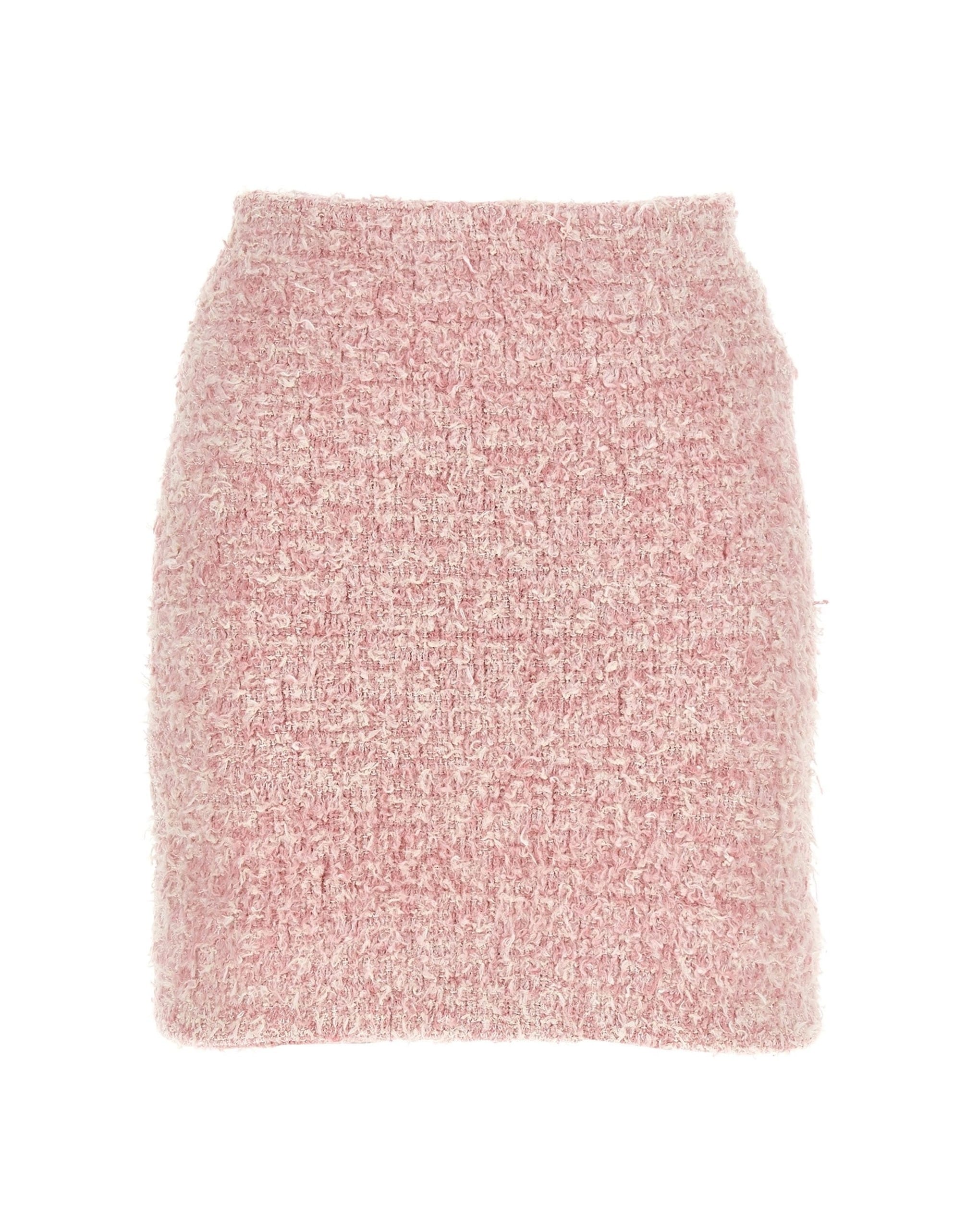 Balenciaga Balenciaga Pink Tweed Mini Skirt