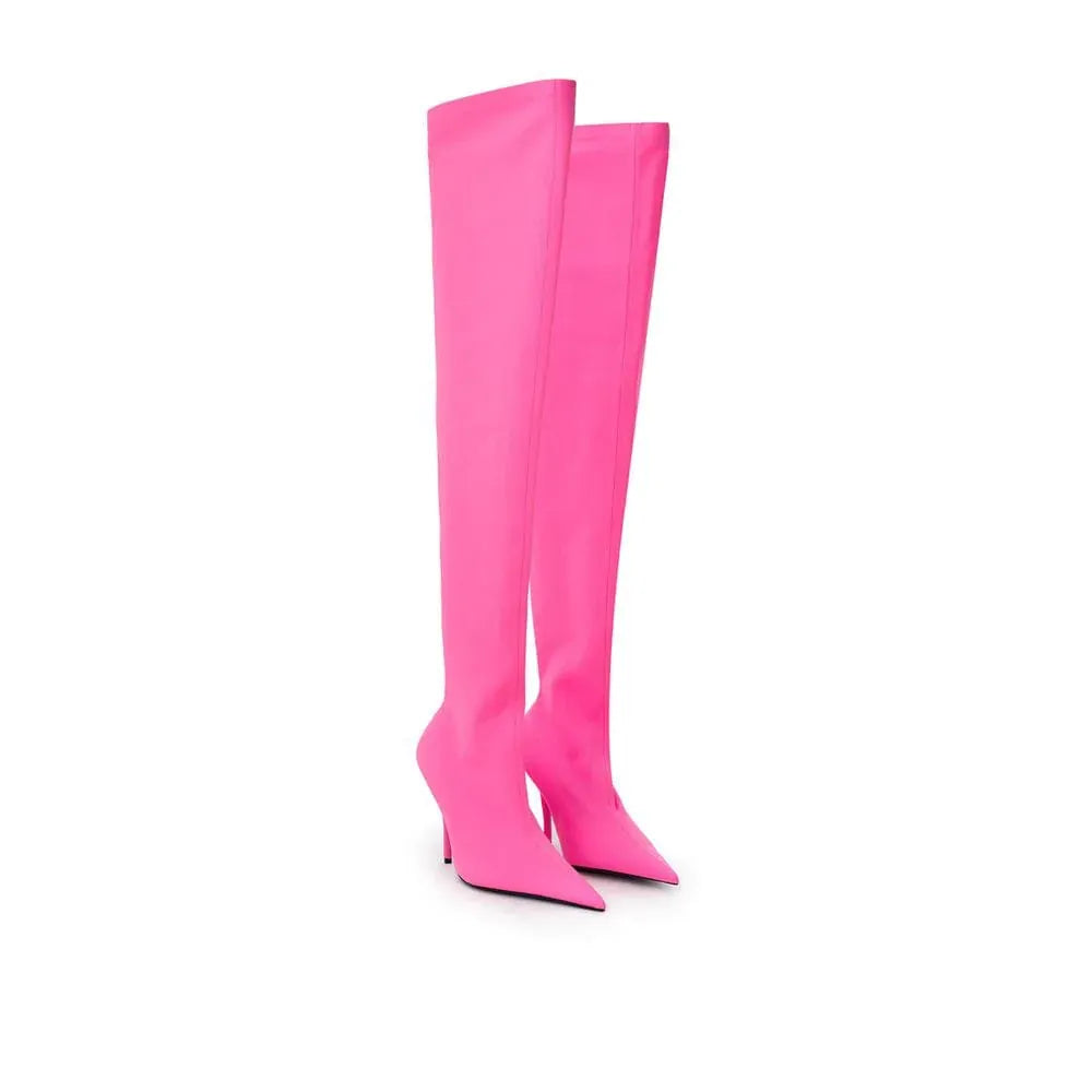 Balenciaga Balenciaga Pointed Toe High Heel Knee-High Boots