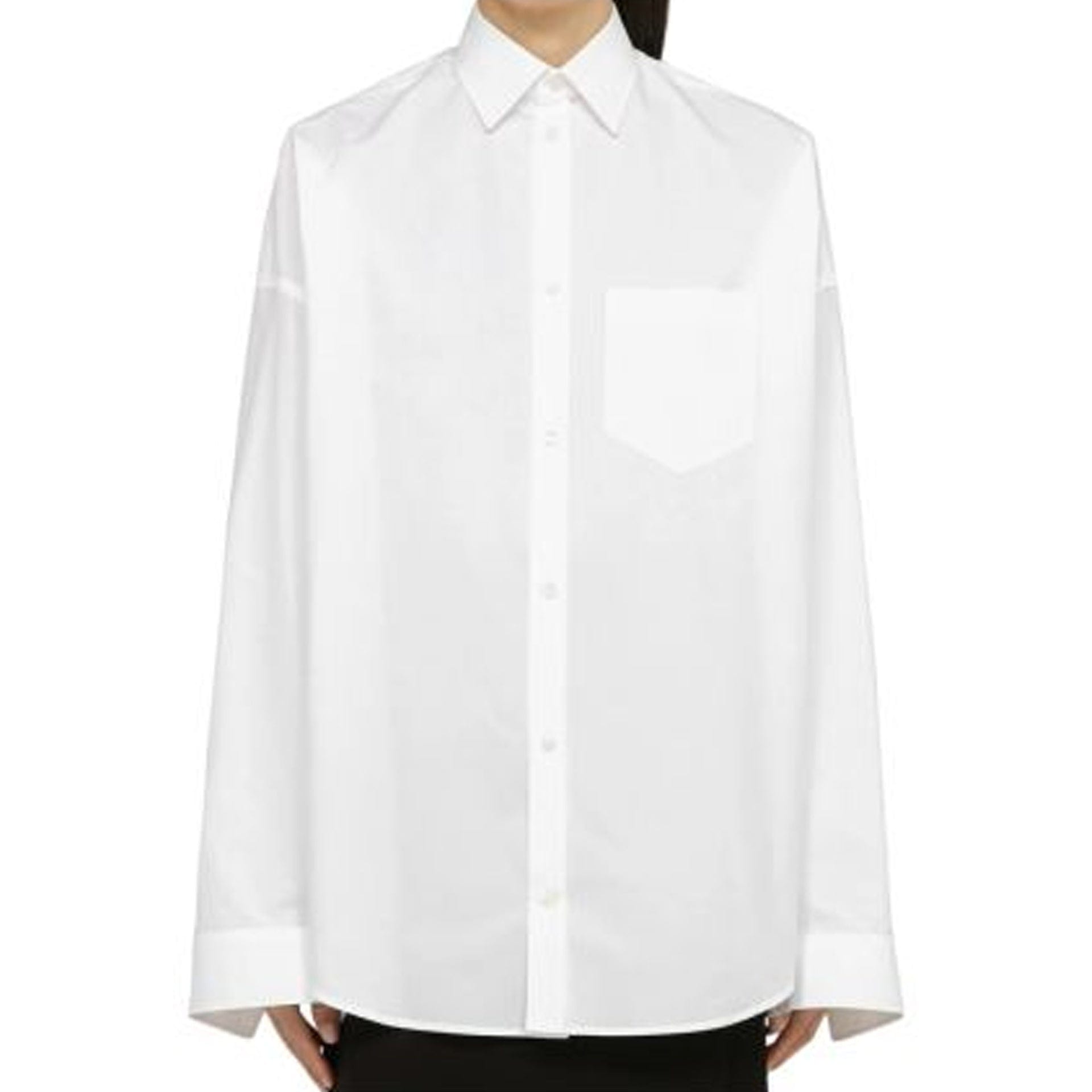 Balenciaga Poplin Oversize Long Sleeved Shirt - alternate view