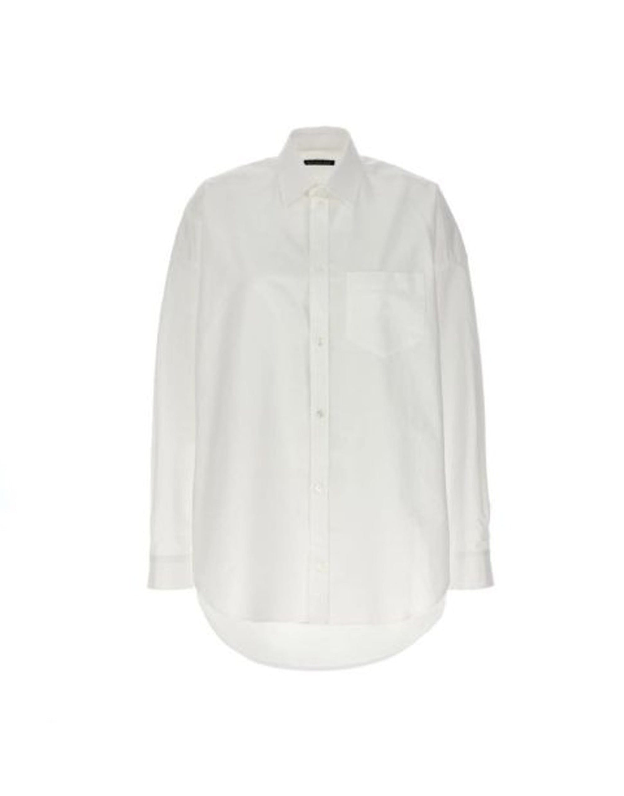 Balenciaga Poplin Oversize Long Sleeved Shirt