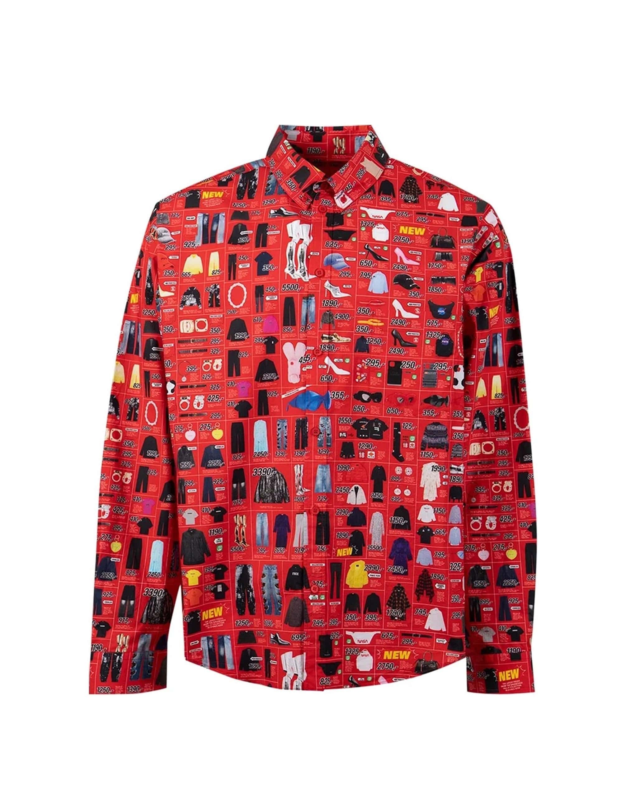 Balenciaga Printed Shirt