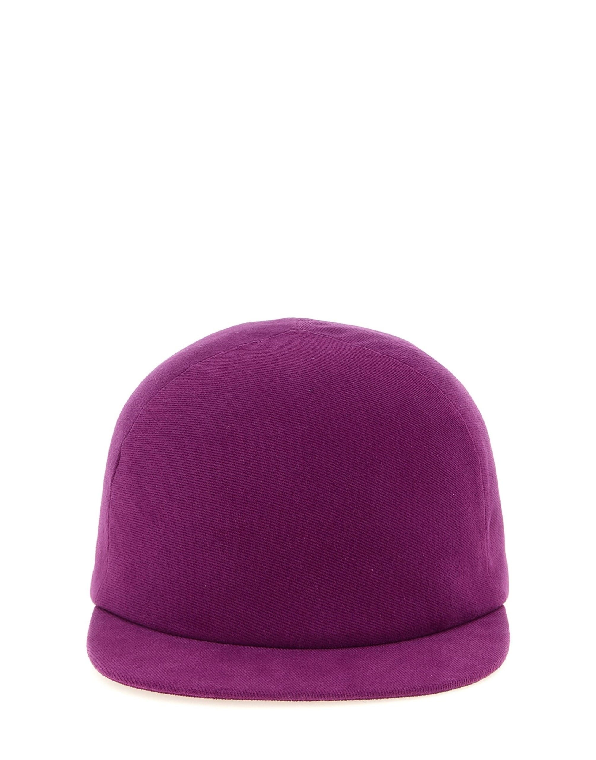 Balenciaga Balenciaga Purple Cotton Drill Hat