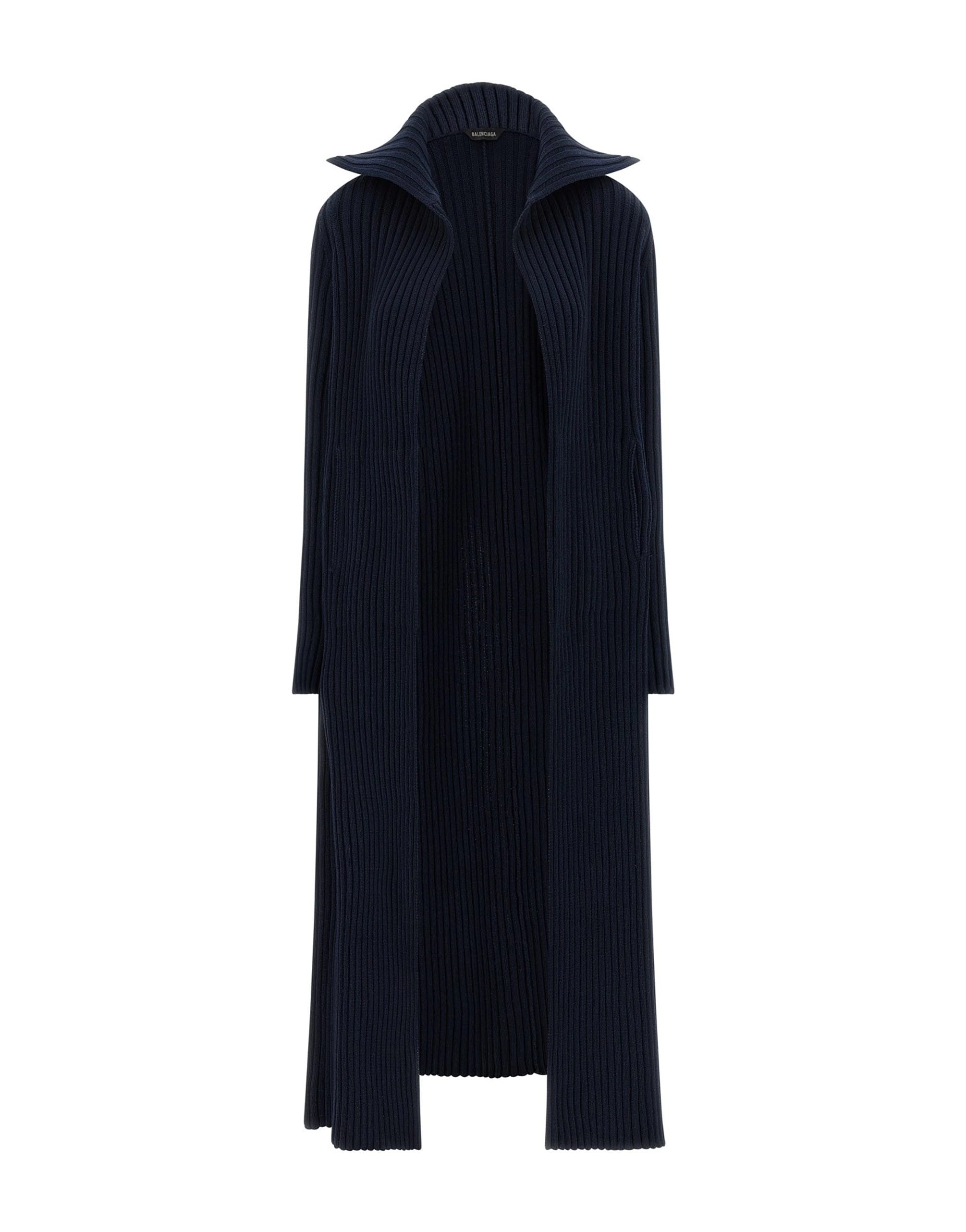 Balenciaga Balenciaga Ribbed Maxi Cardigan
