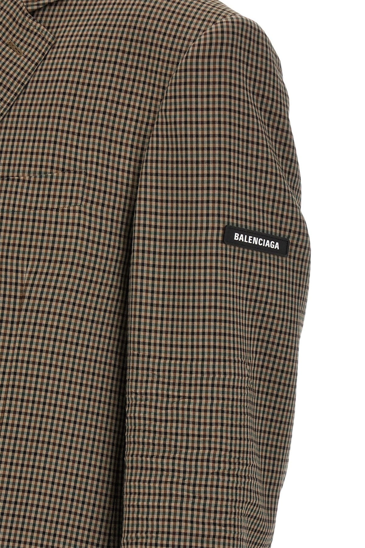 Balenciaga Balenciaga Sb Check Lyocell Blazer