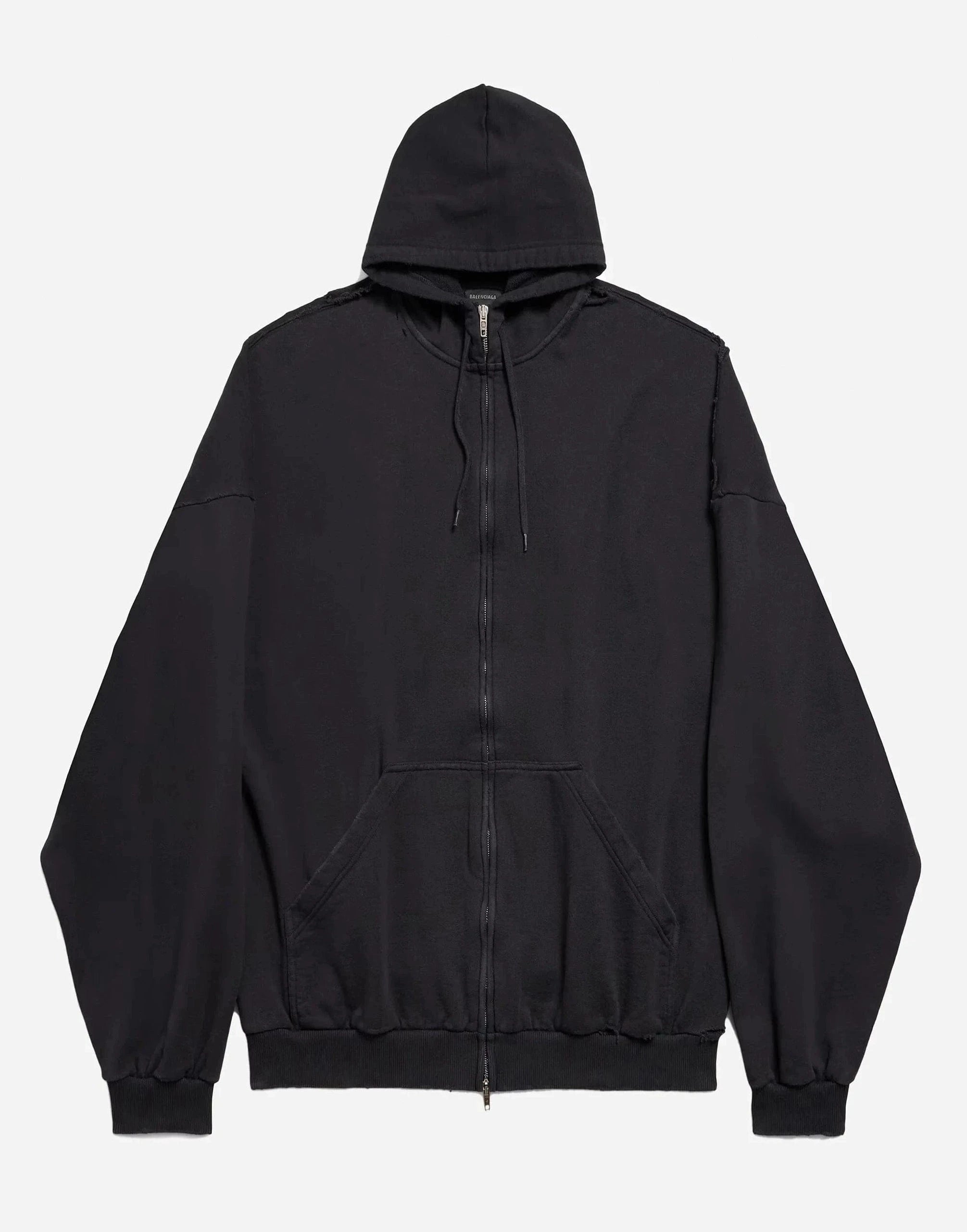 Balenciaga Security Tape Logo Large Zip-up Hoodie