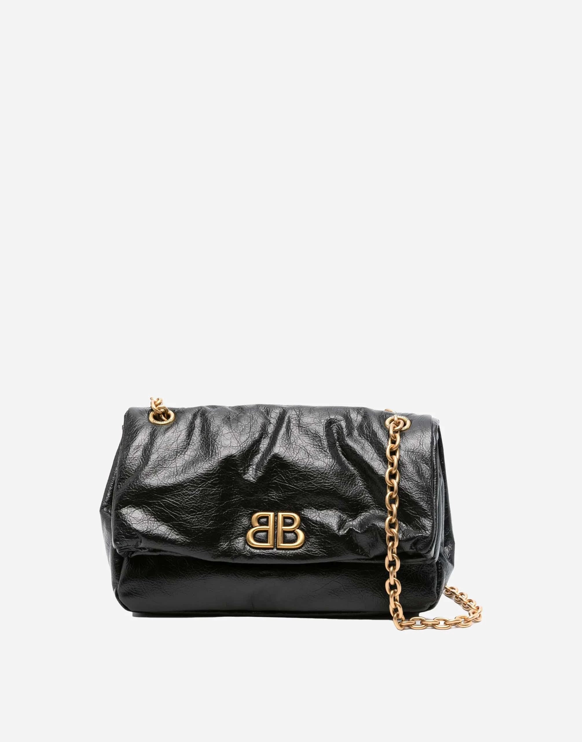 Balenciaga Small Monaco Chain-Strap Shoulder Bag