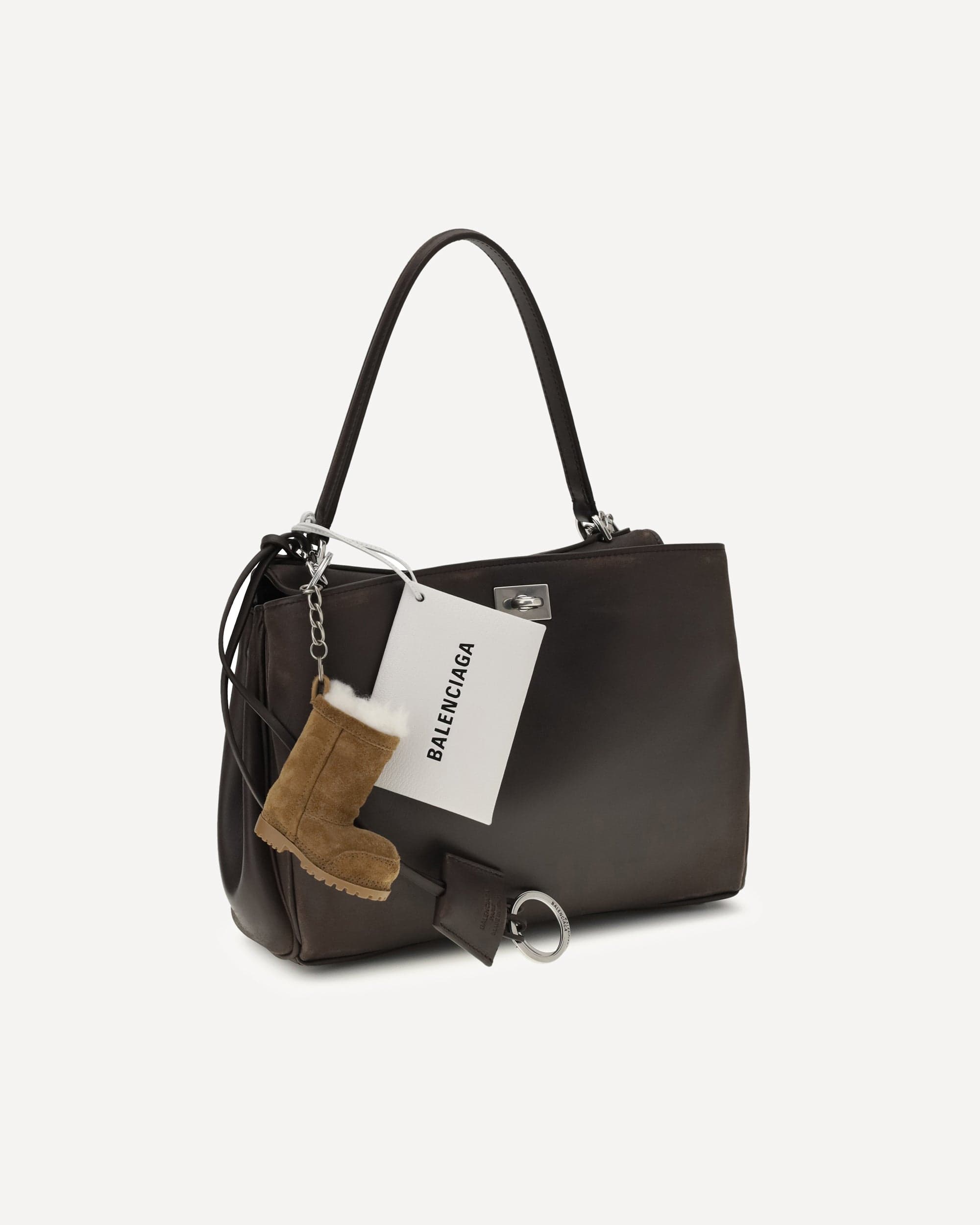 Balenciaga Small Rodeo Shoulder Bag With Keyring