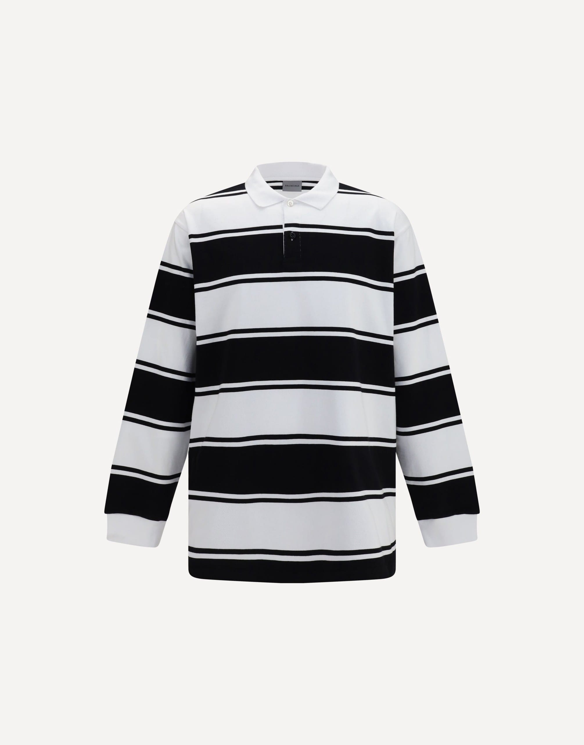 Balenciaga Balenciaga Striped Long-Sleeve Polo