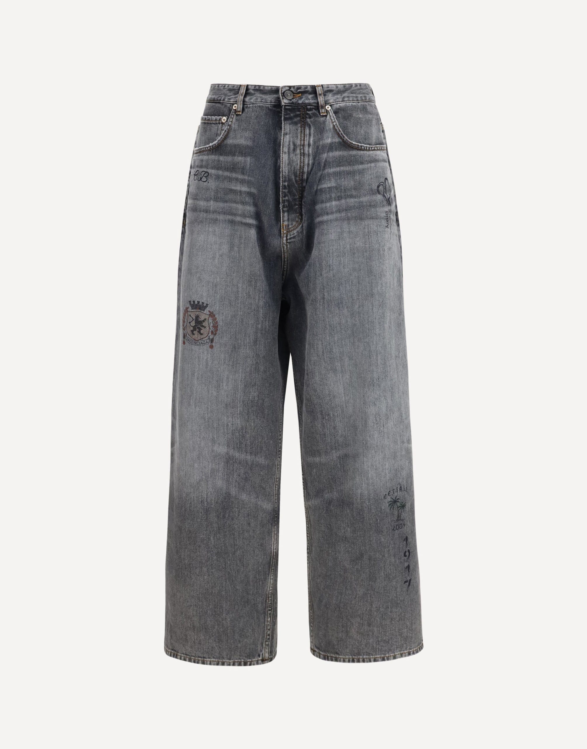 Balenciaga Balenciaga Tattoo Baggy Jeans