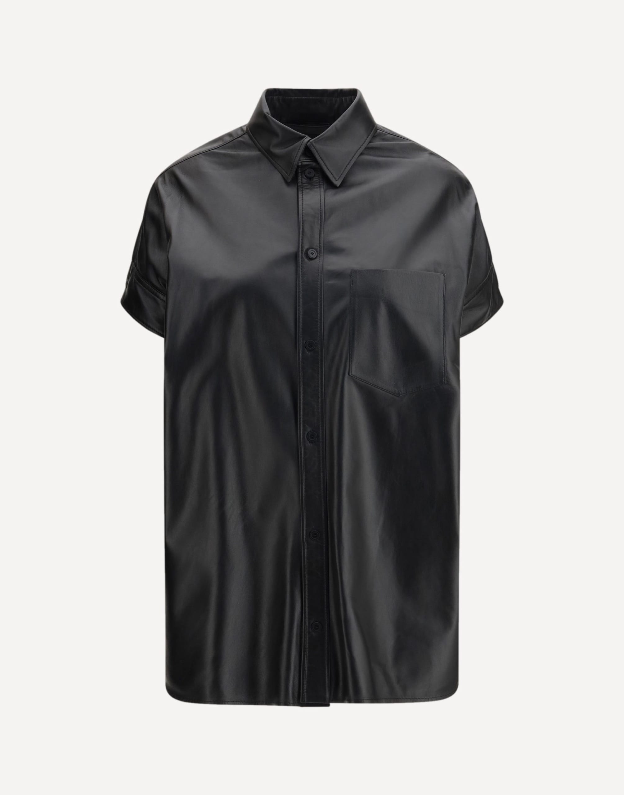 Balenciaga Tucked Sleeves Shirt